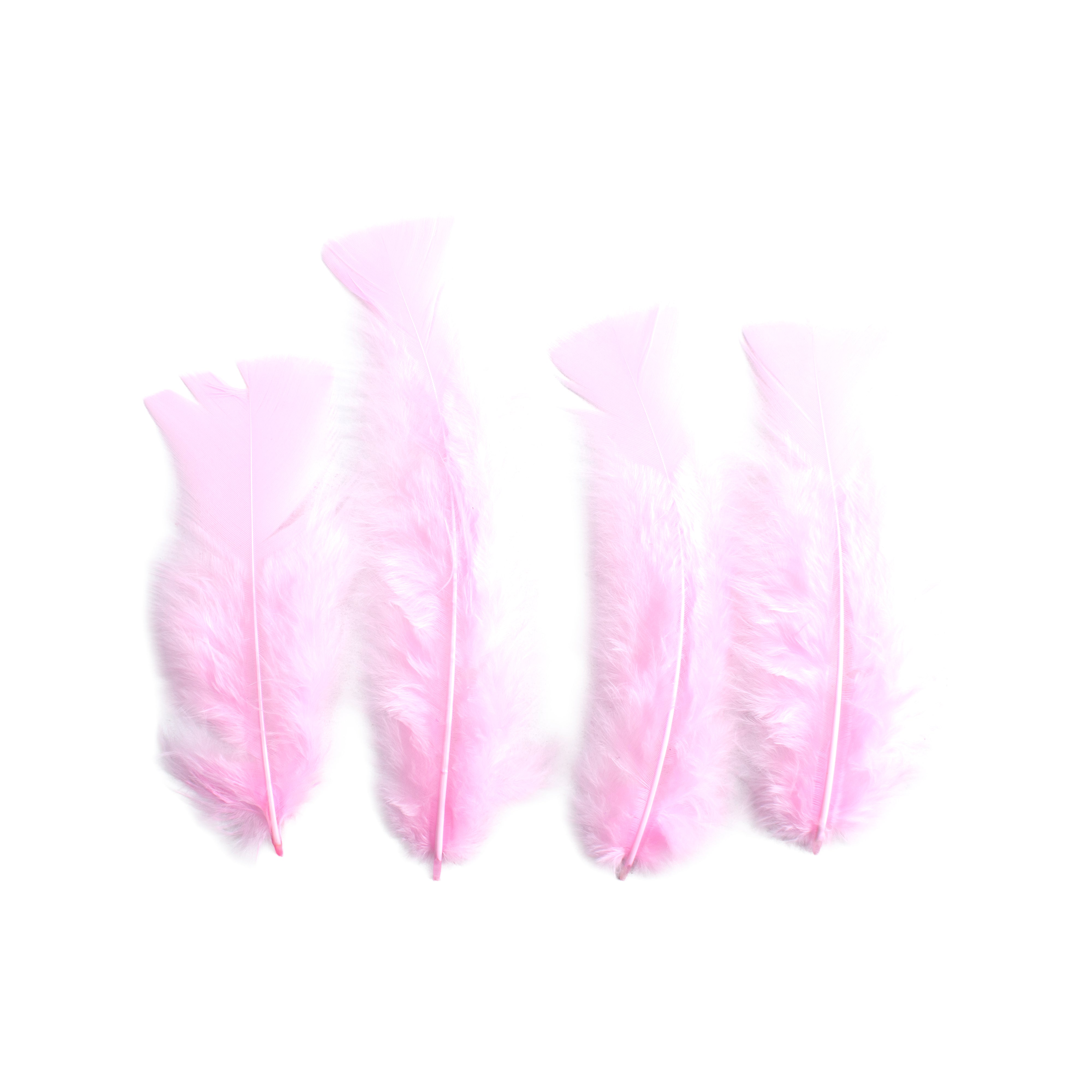 Turkey Feathers Pastel 10 to 15cm 20pc