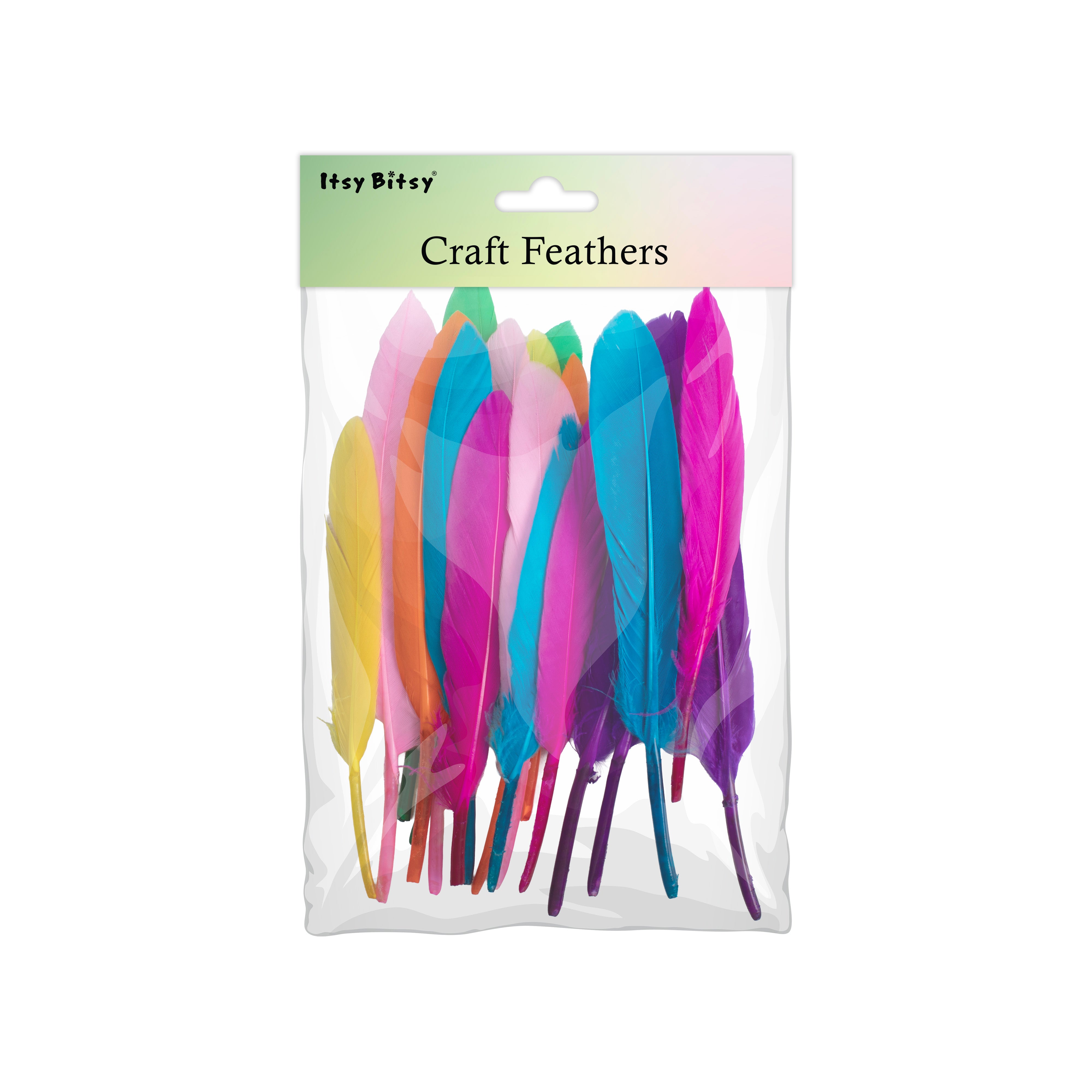 Goose Feathers Vibrant 10 to 15cm 20pc