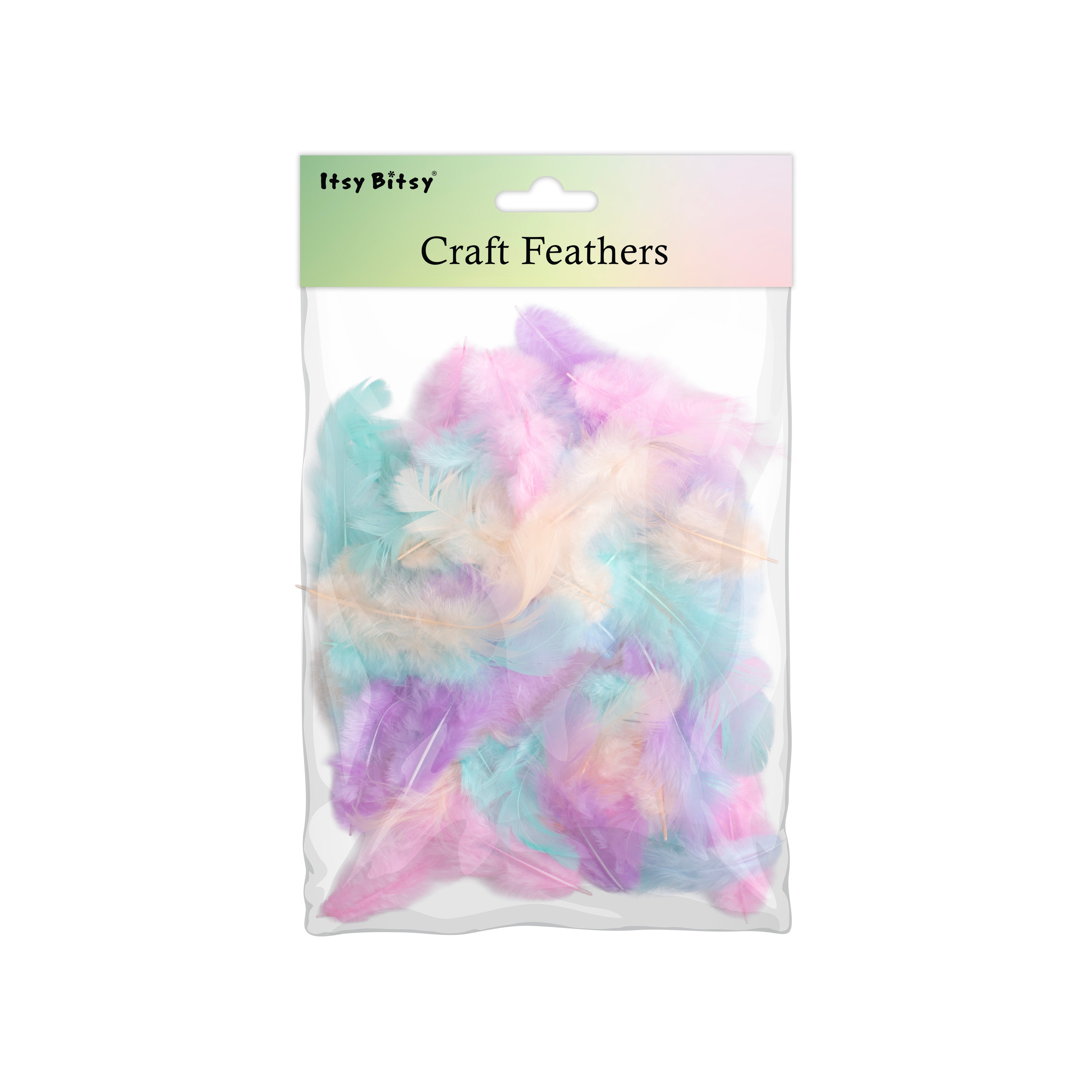 Rooster Feathers Pastel 10 to 15cm 16gm