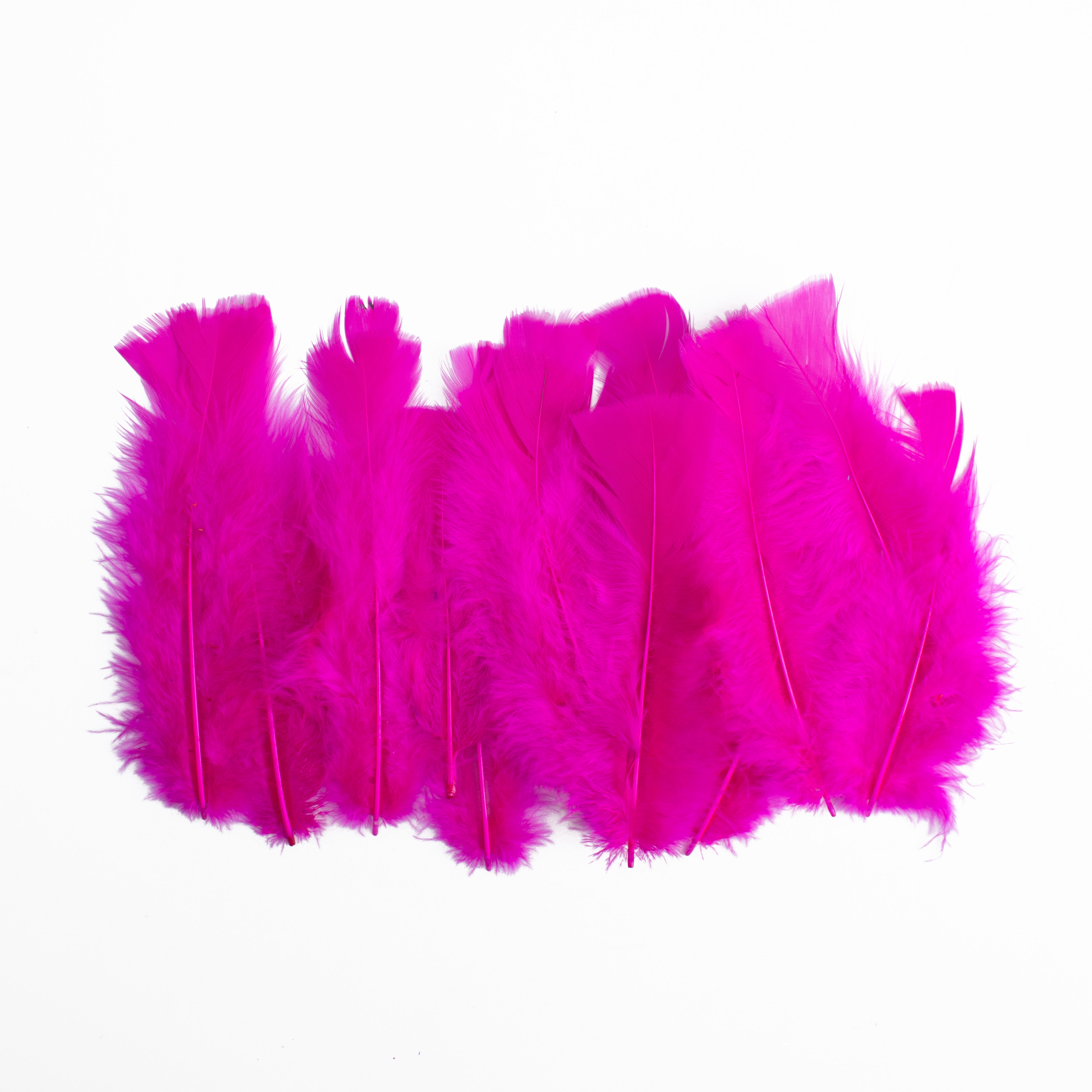 Long Turkey Feathers Bright 10 to 15cm 10gm