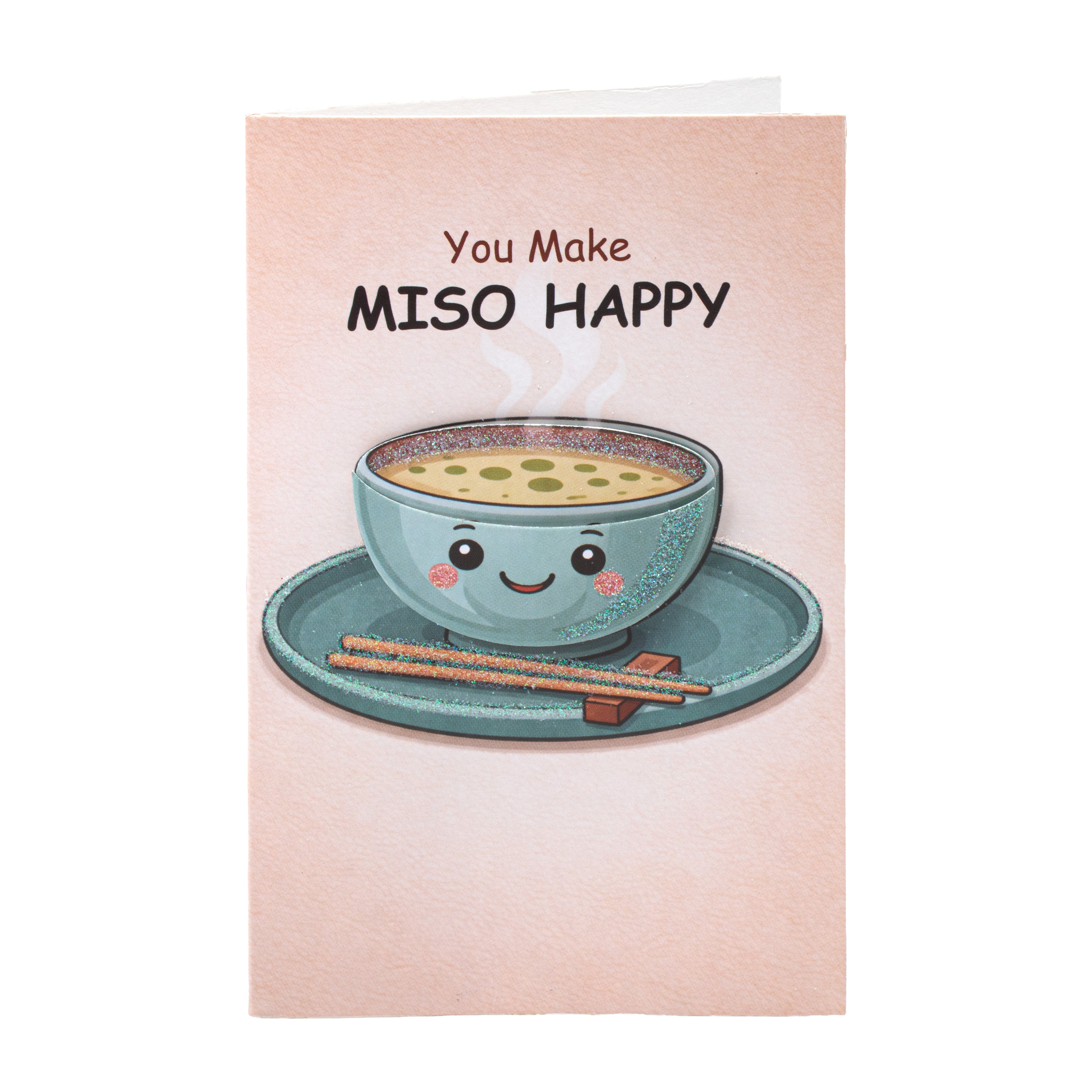 Greeting Card & Envelope Miso Happy 4 X 6inch 2pc