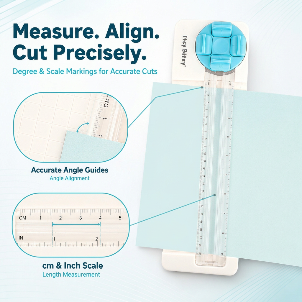 4-in-1 Paper Trimmer 1pc Blister IB