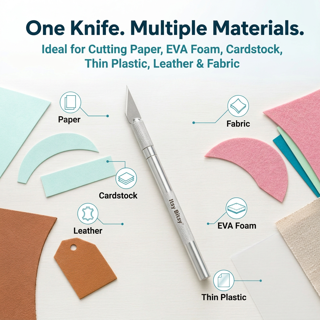 Precision Craft Knife With 5 Spare Blades 1pc Blister IB