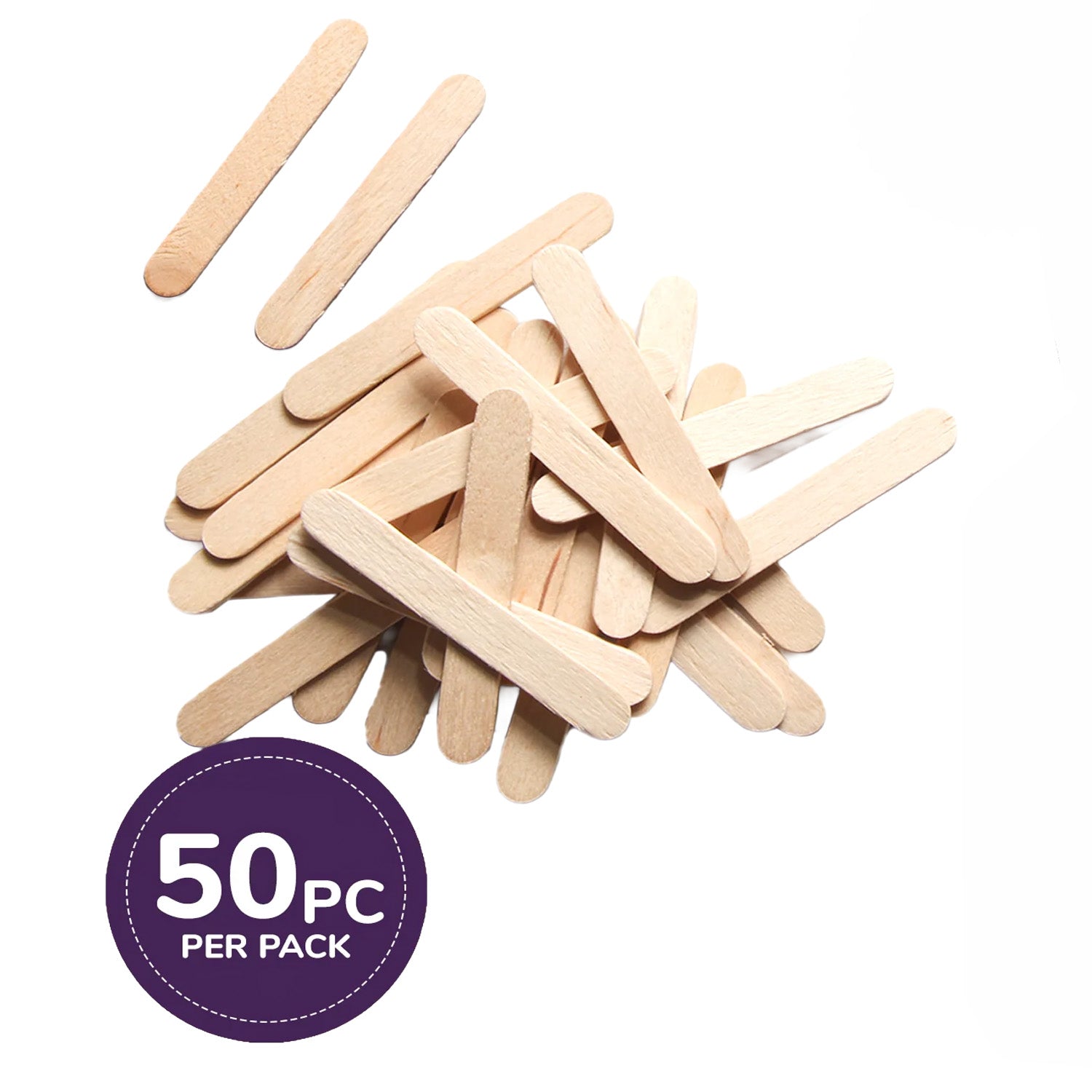 Ice Cream Sticks Natural 65 x 10 x 2mm
