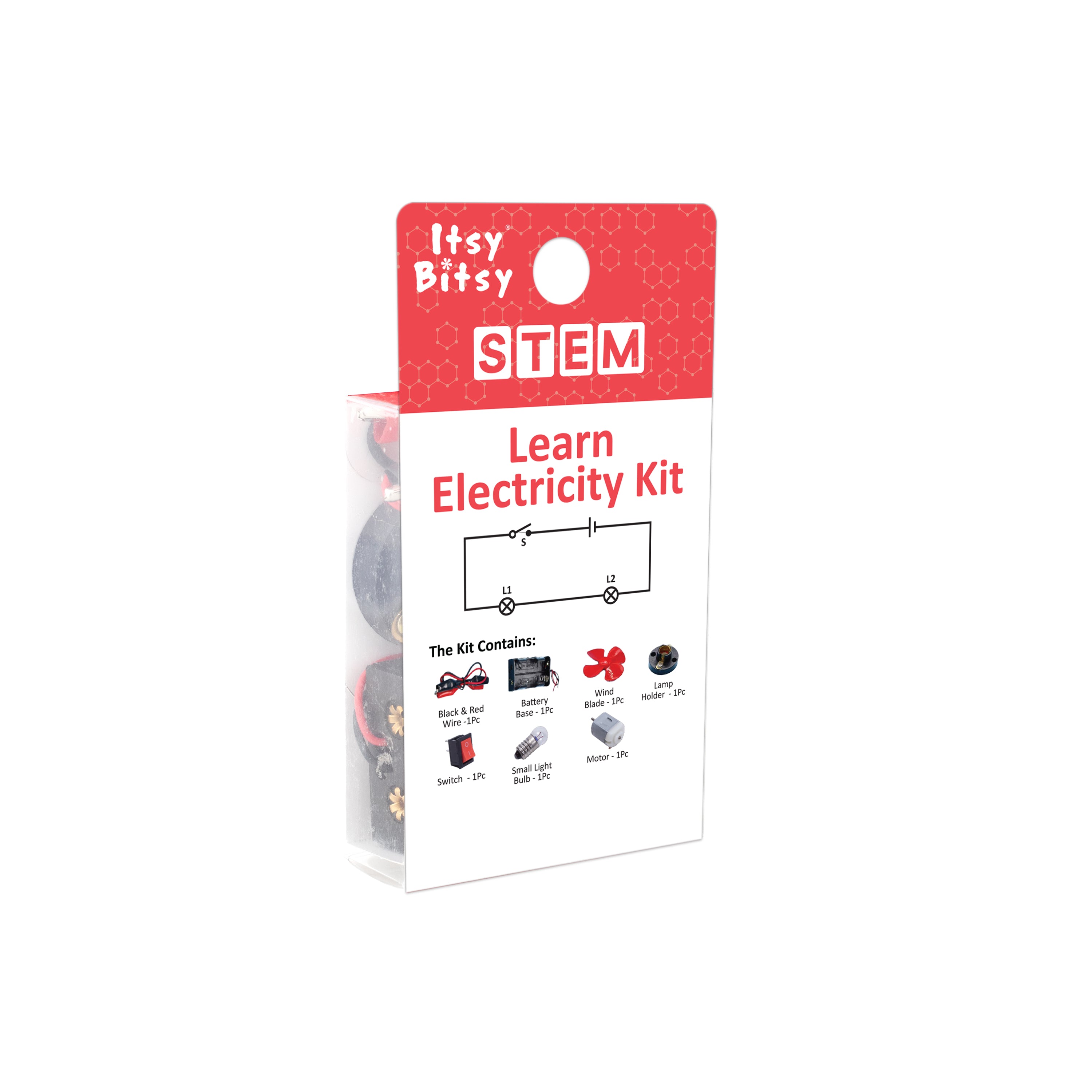 Electric Circuit Experiment Kit with fan 1BOX