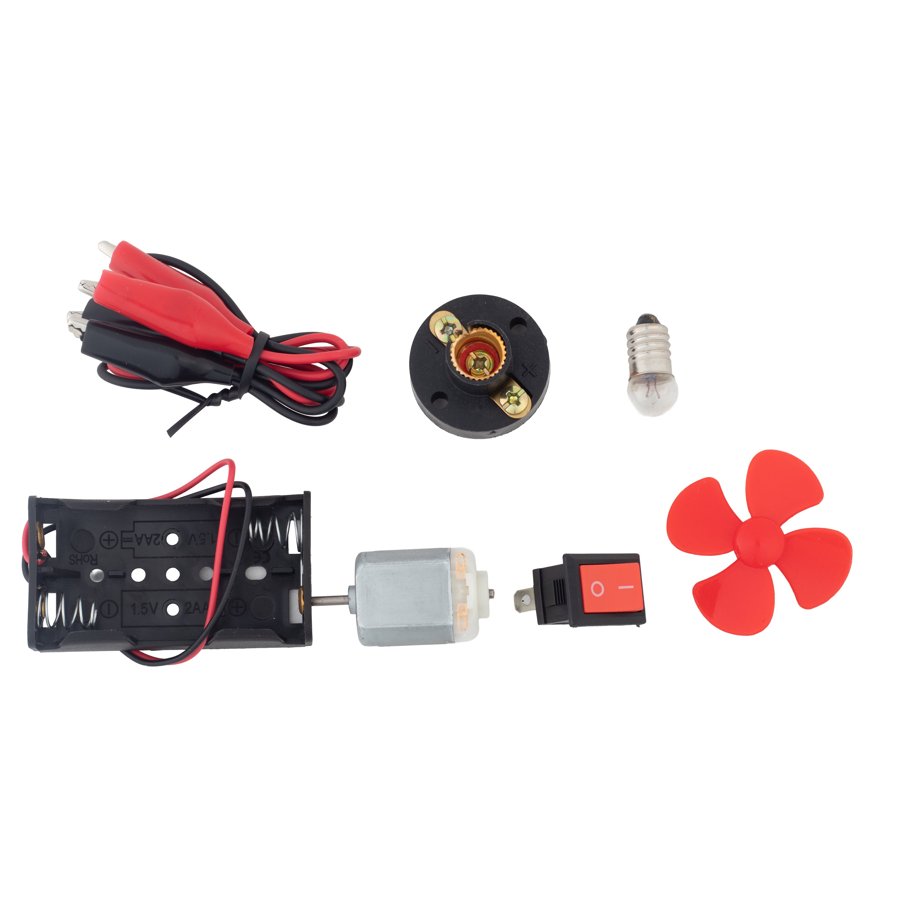 Electric Circuit Experiment Kit with fan 1BOX