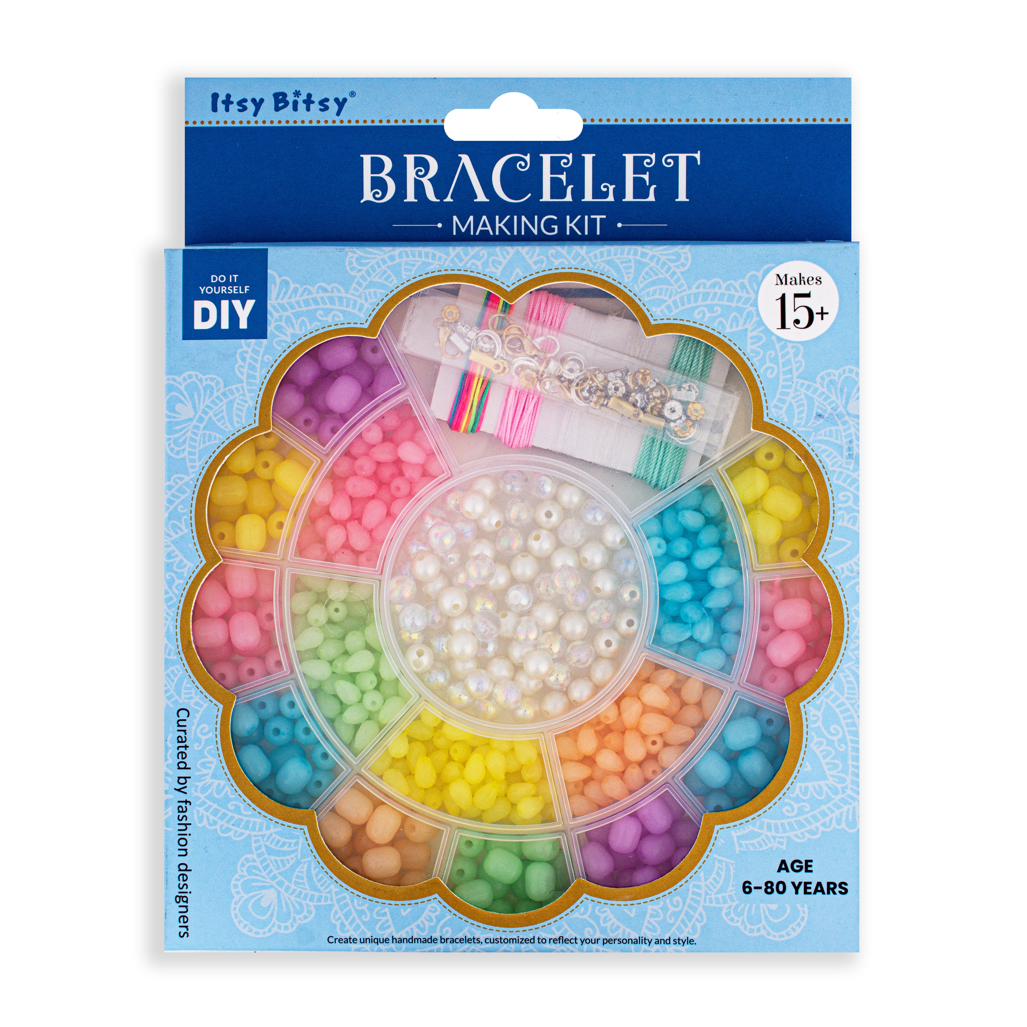 My Beads Studio Jewellery Making Kit Pastel Gallery 17.5 X 17.5 cm 1 Box