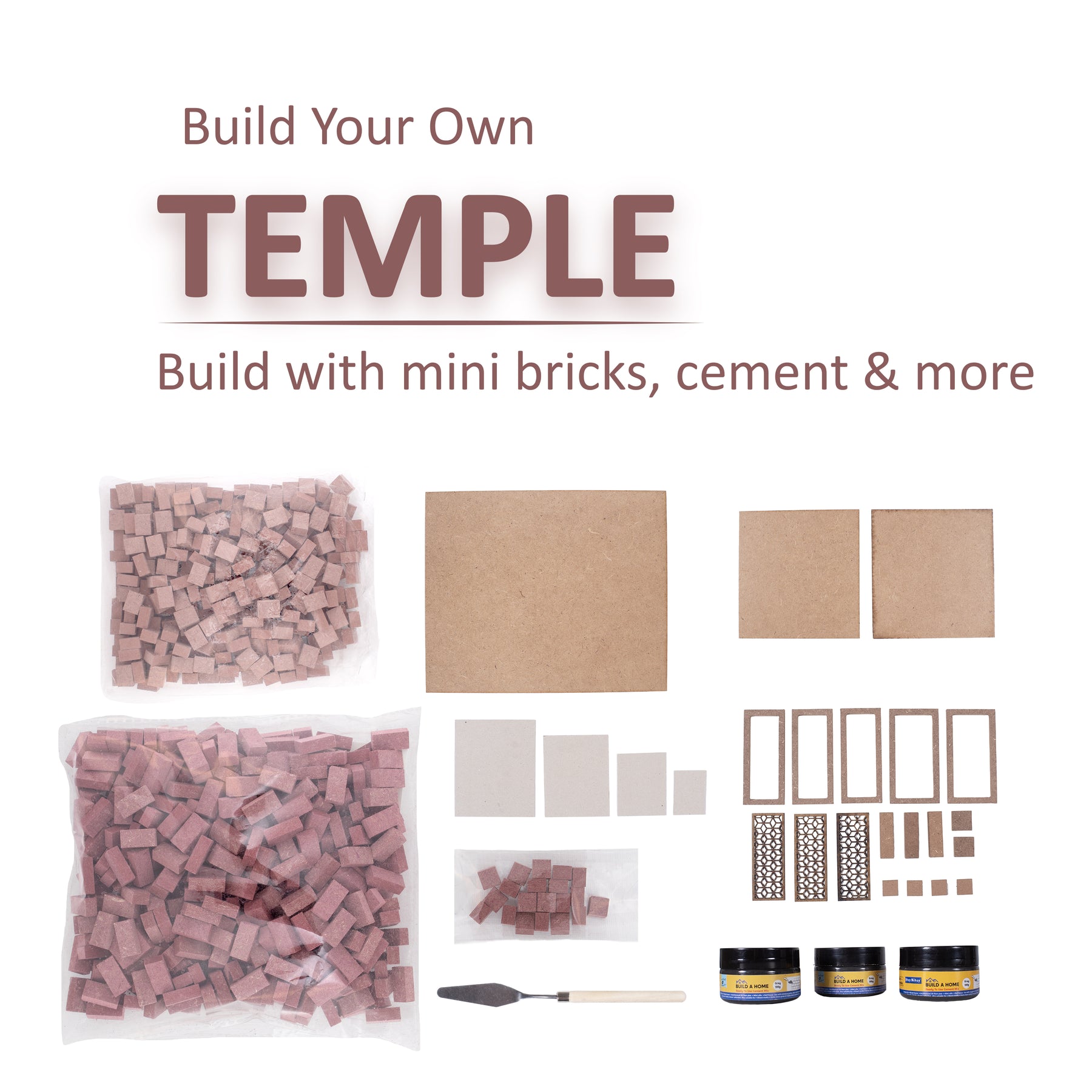 Temple Building Kit DIY Build Your Own Temple Kit Box – Itsy Bitsy