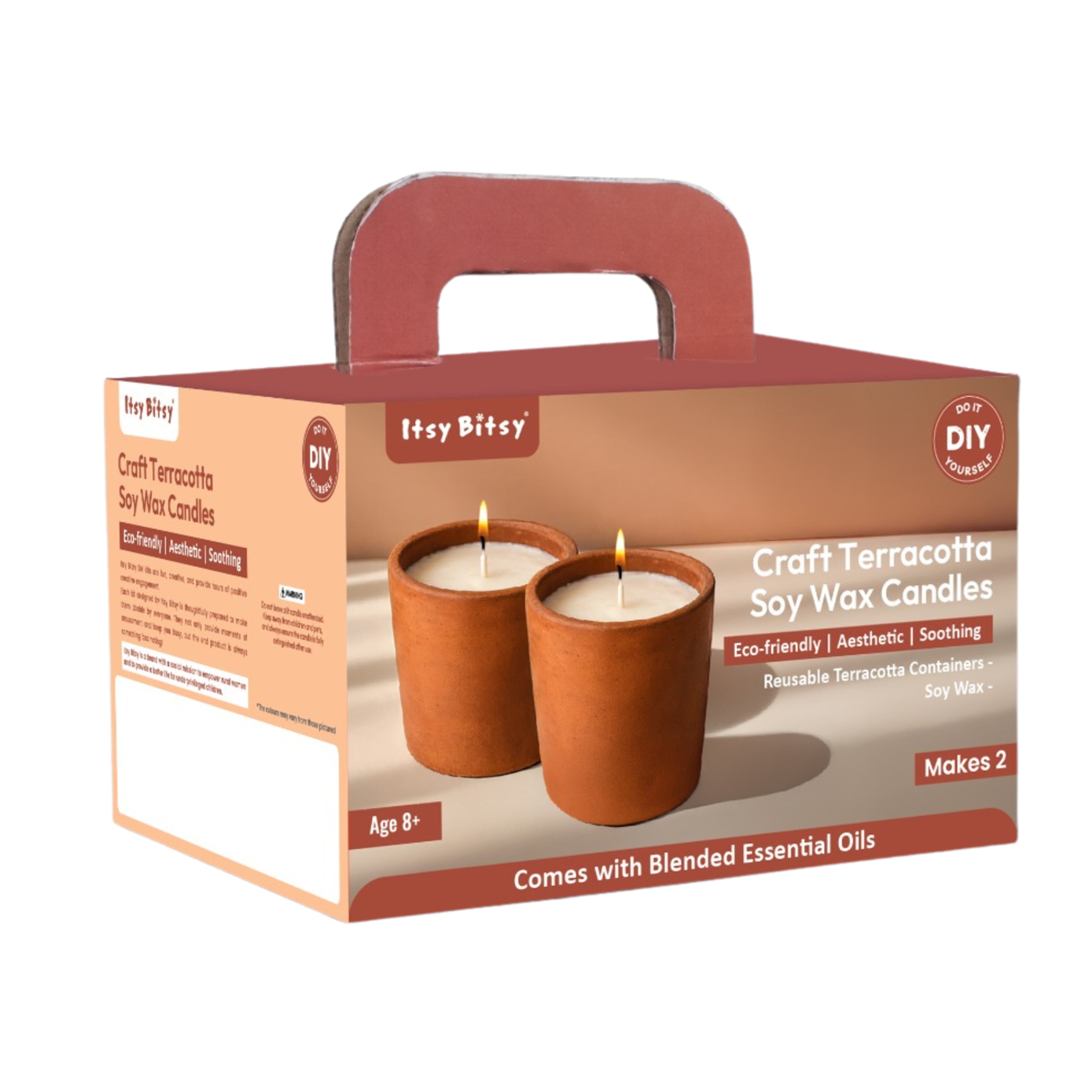 DIY Craft a Terracotta Soy Wax Candle Box