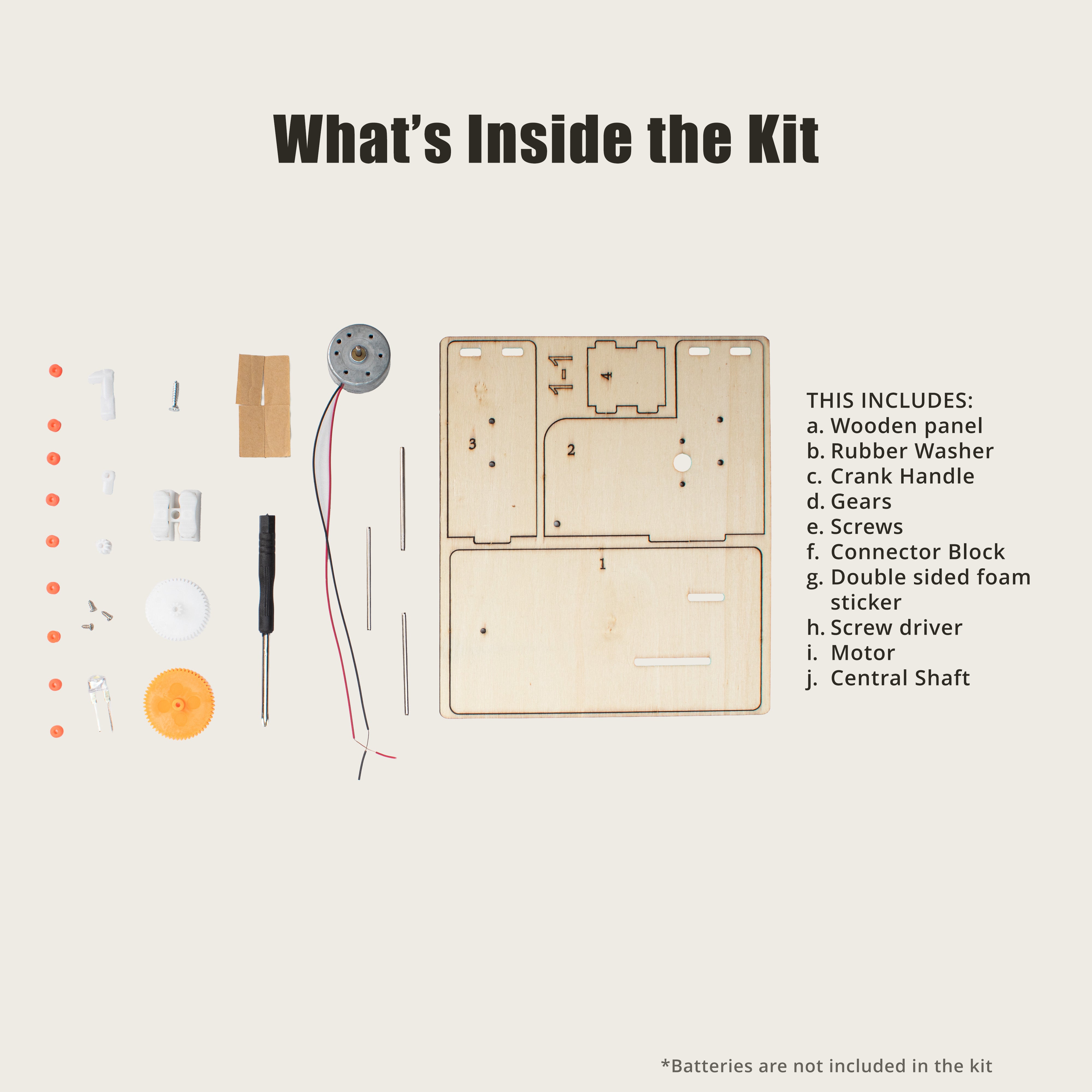 DIY Build Your Own Hand-cranked Generator