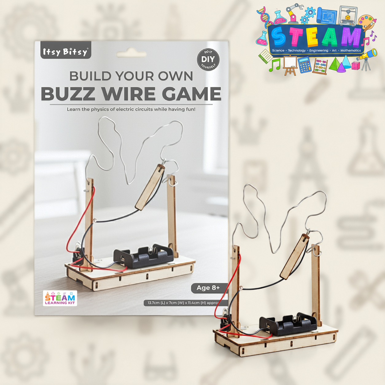 DIY Build Your Own Cross fire (Buzz Wire Game)