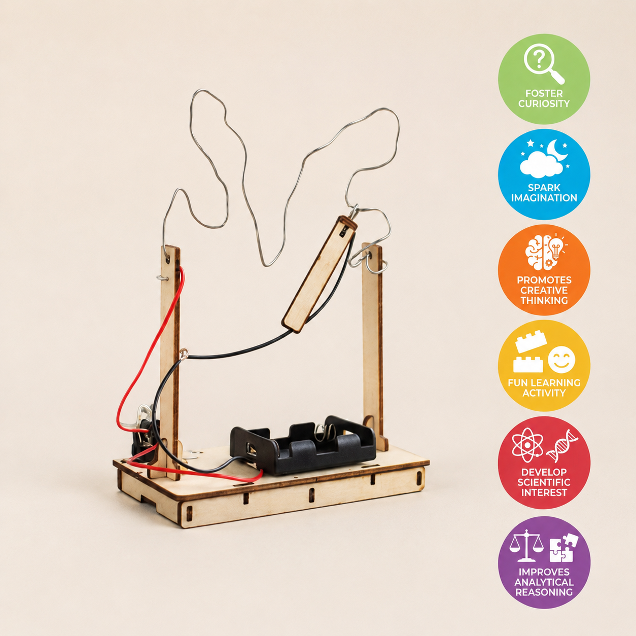 DIY Build Your Own Cross fire (Buzz Wire Game)