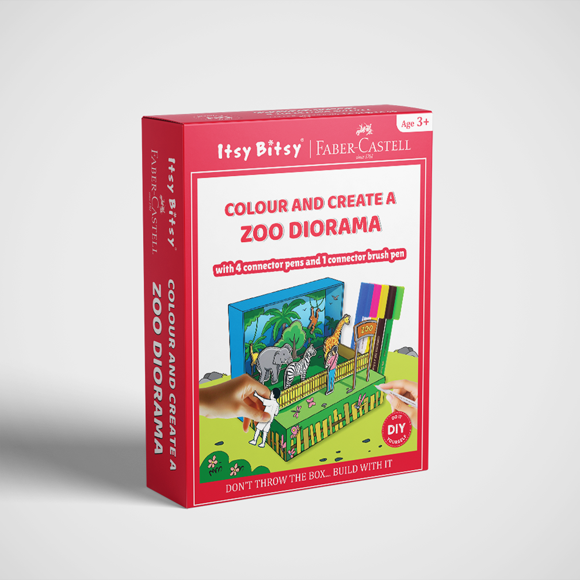 DIY Colour & Create 3D Zoo Adventure (Diorama)