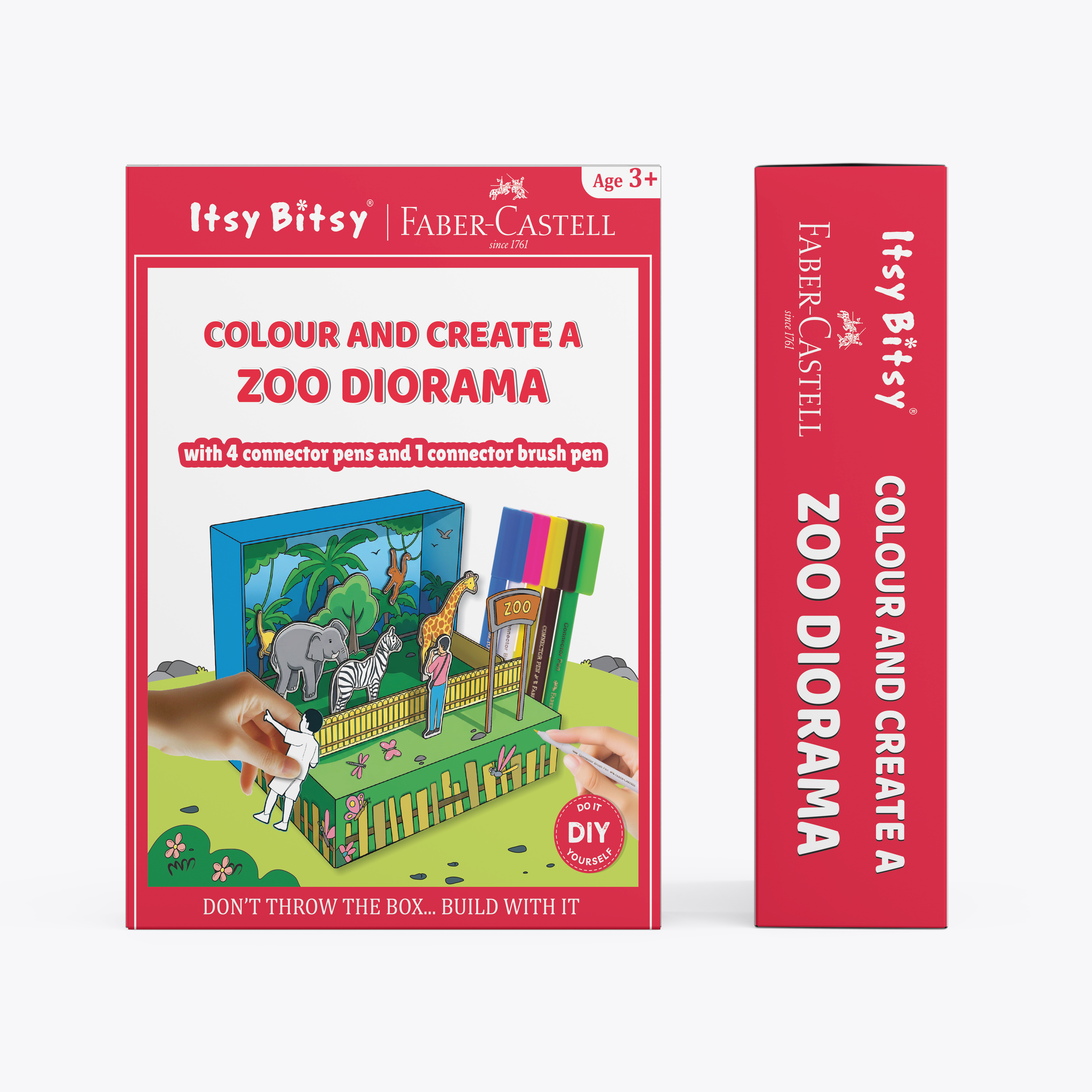 DIY Colour & Create 3D Zoo Adventure (Diorama)