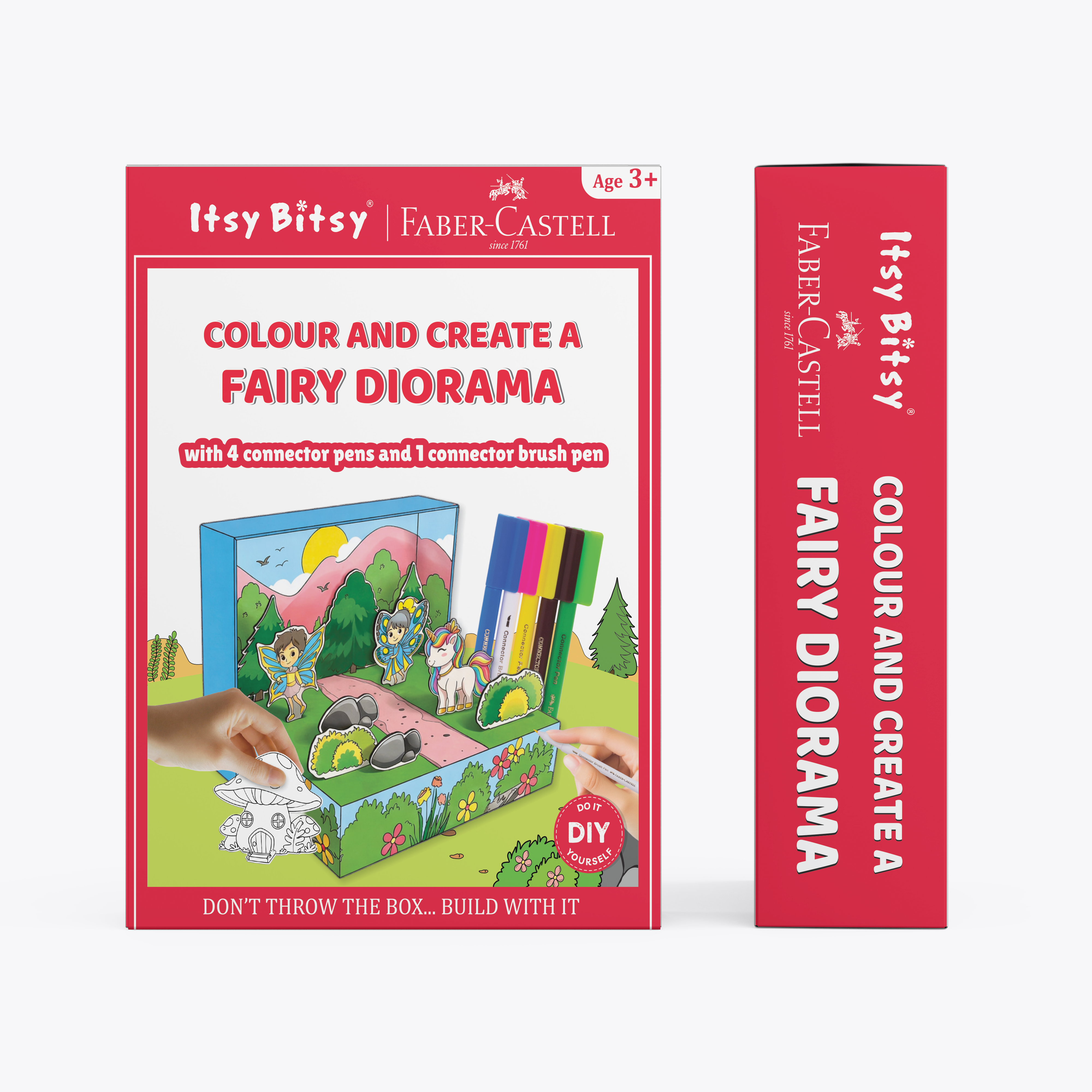 DIY Colour & Create 3D Fairy garden (Diorama)