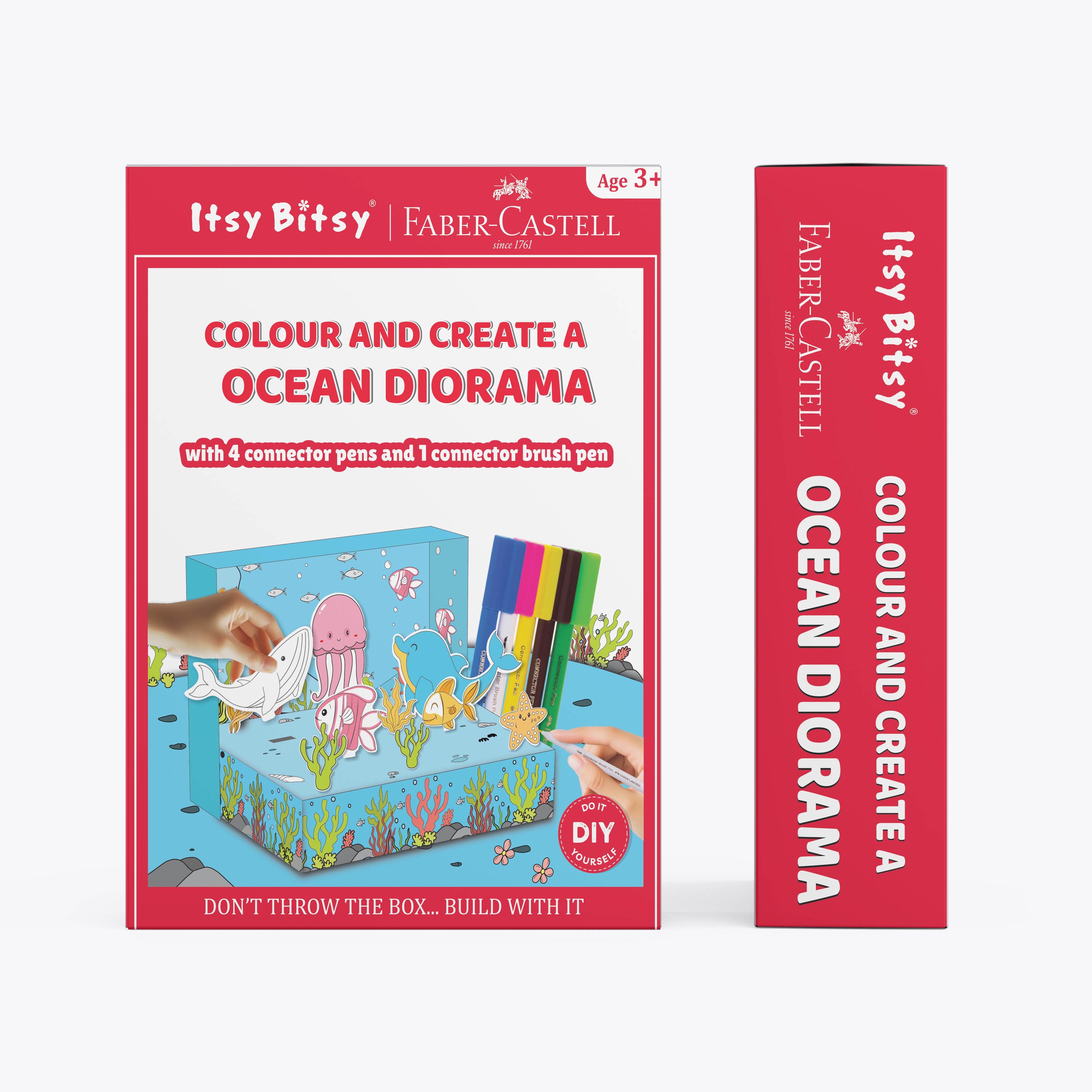 DIY Colour & Create 3D Ocean World (Diorama)