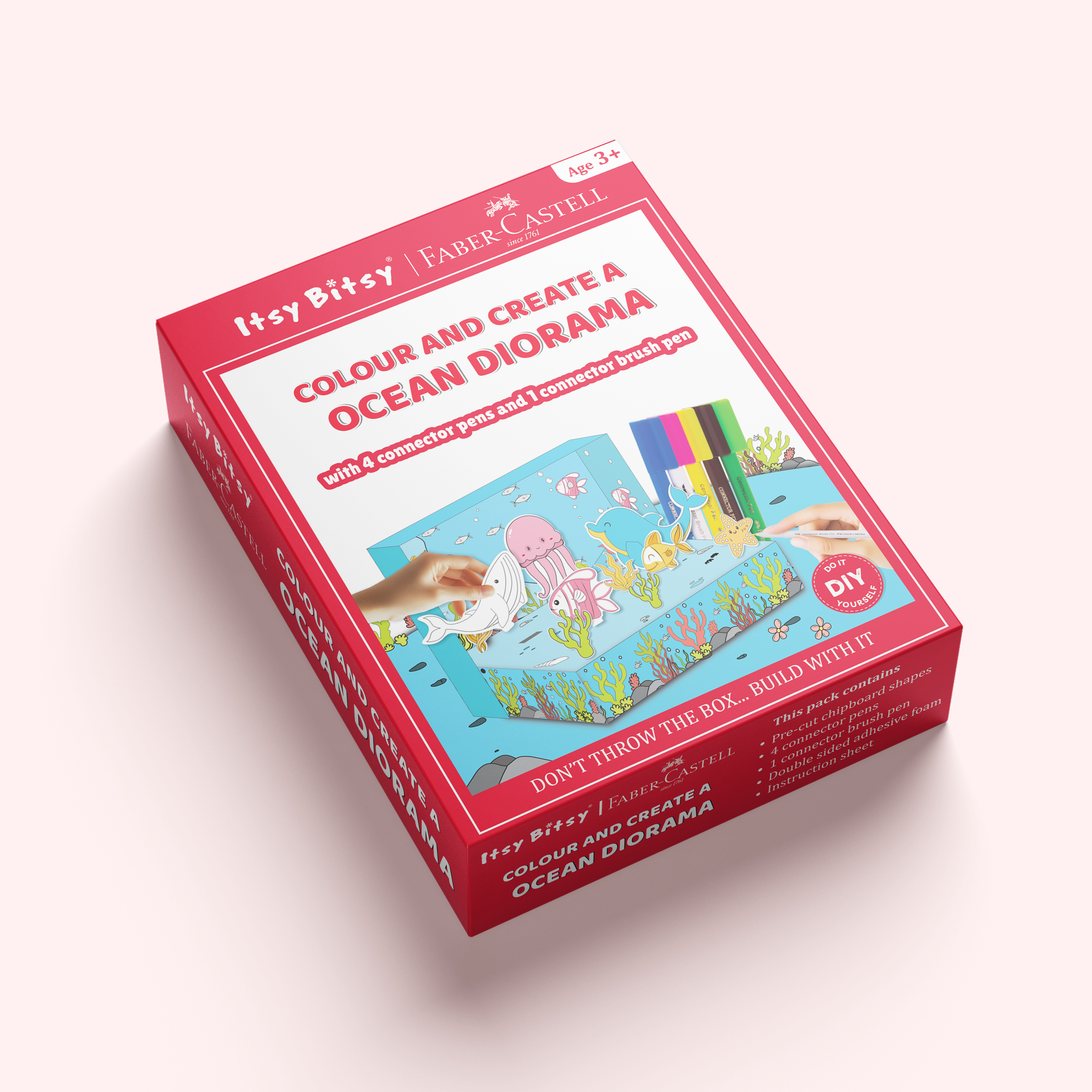 DIY Colour & Create 3D Ocean World (Diorama)