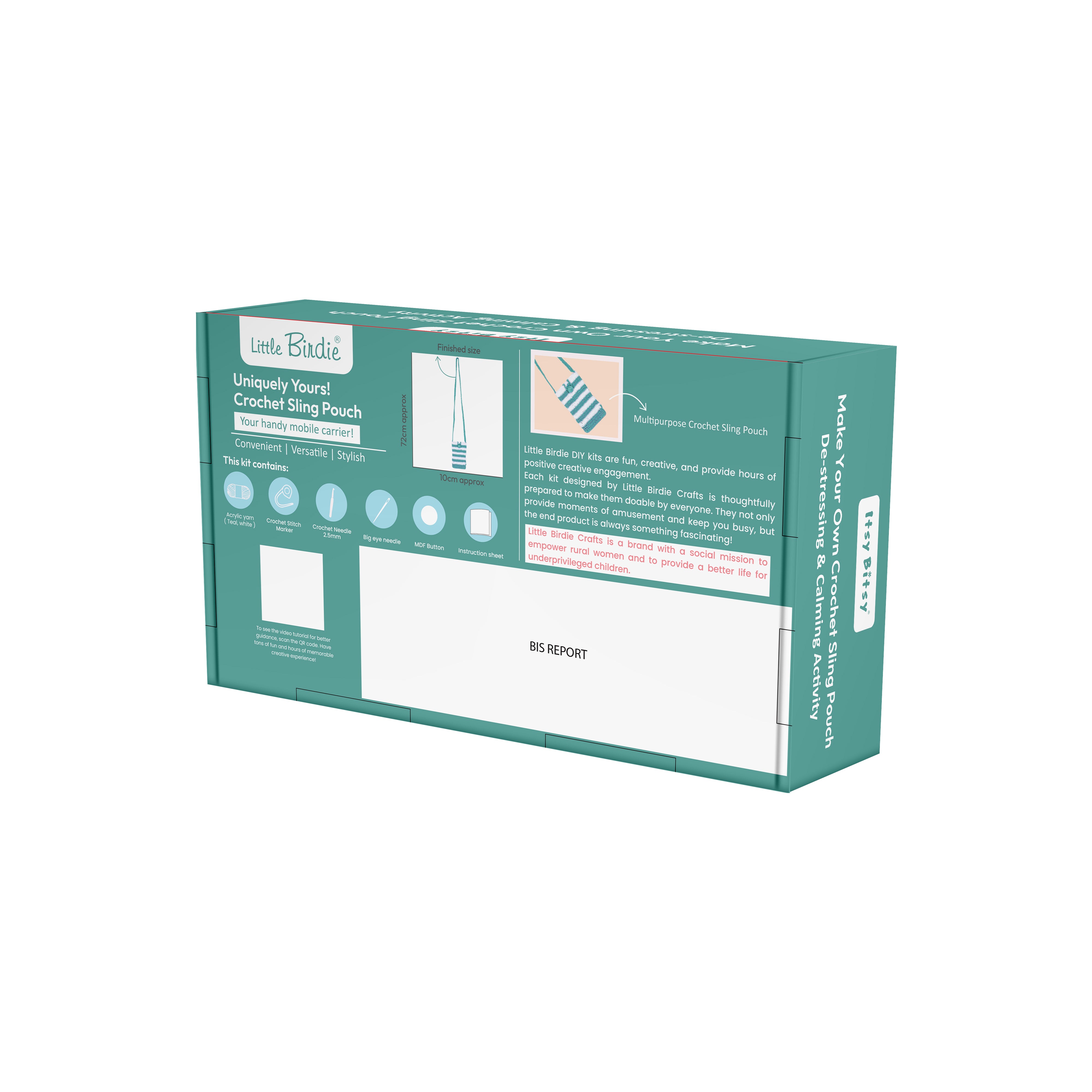 DIY Make Your Own Crochet Sling Pouch Box