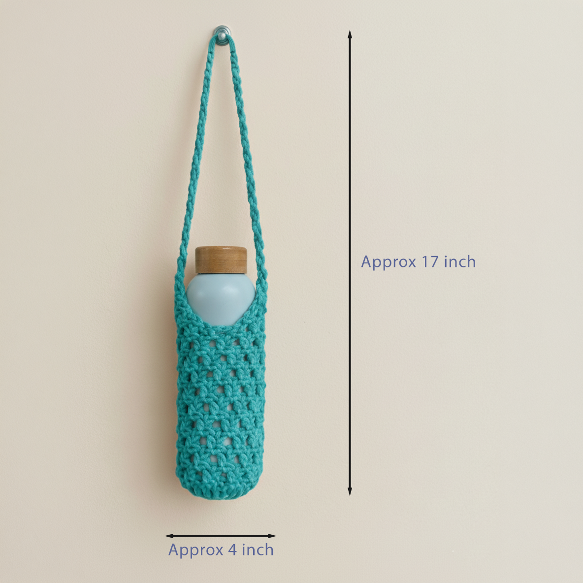 DIY Carry Along Macrame Bottle Holder Box