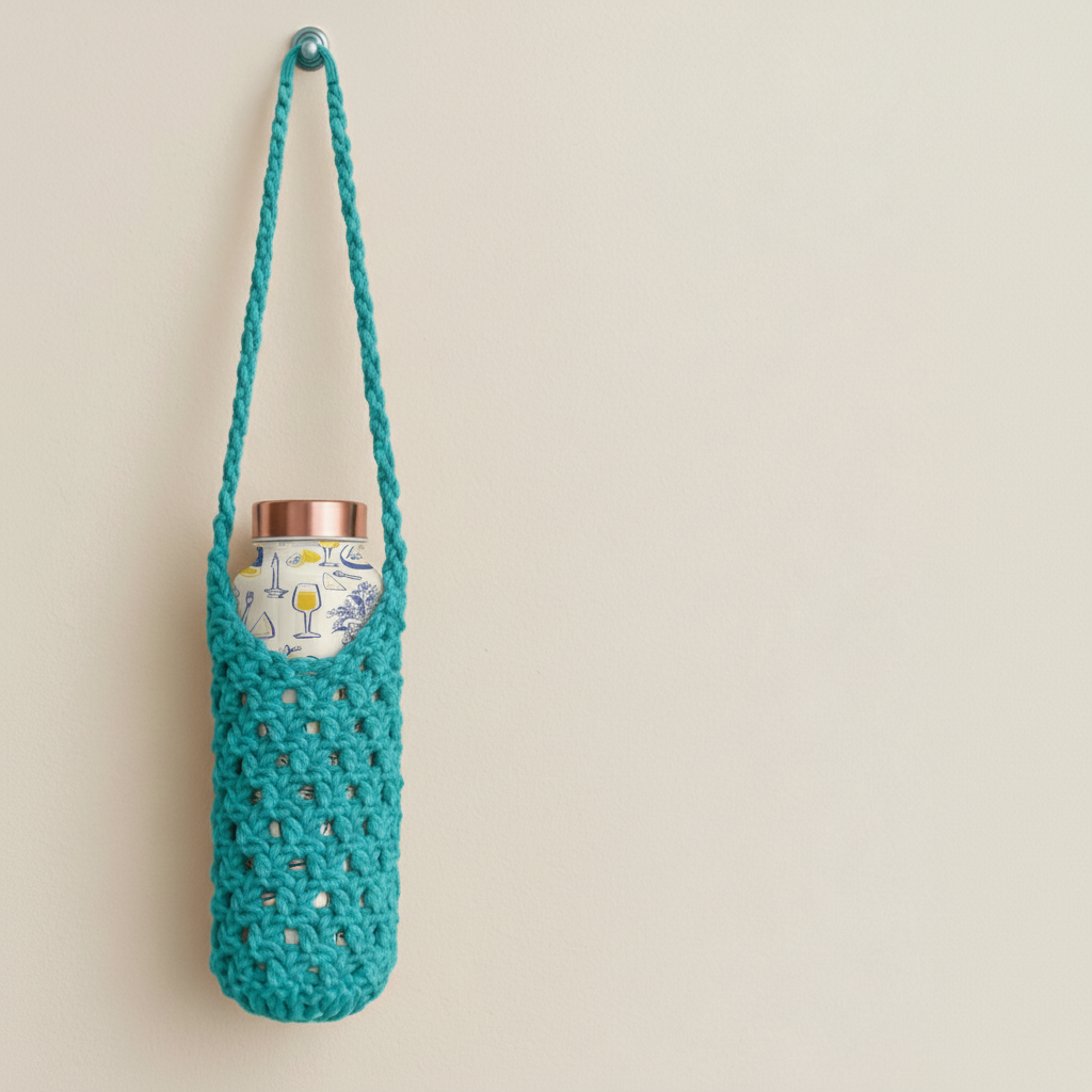 DIY Carry Along Macrame Bottle Holder Box