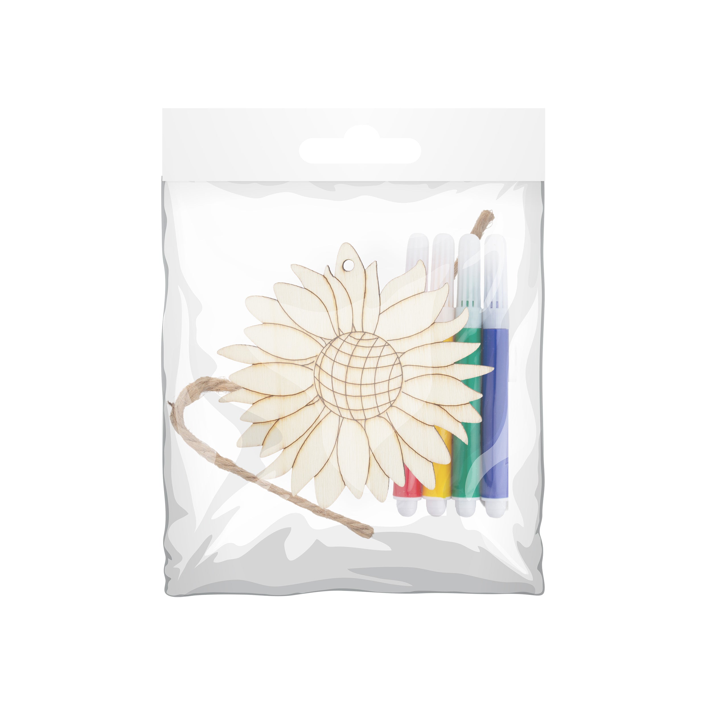 DIY MDF Hanging with sketch flower