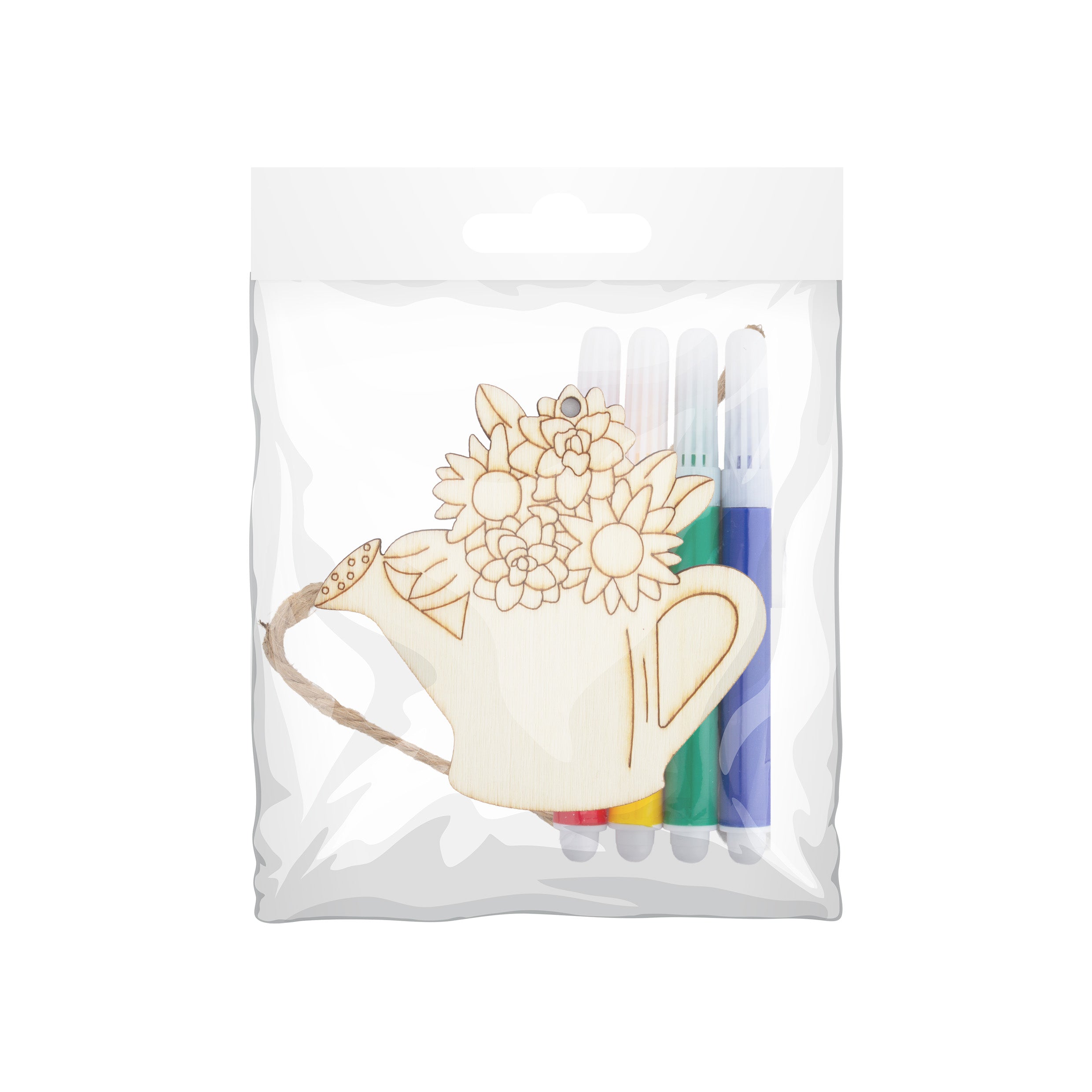 DIY MDF Hanging with sketch vase