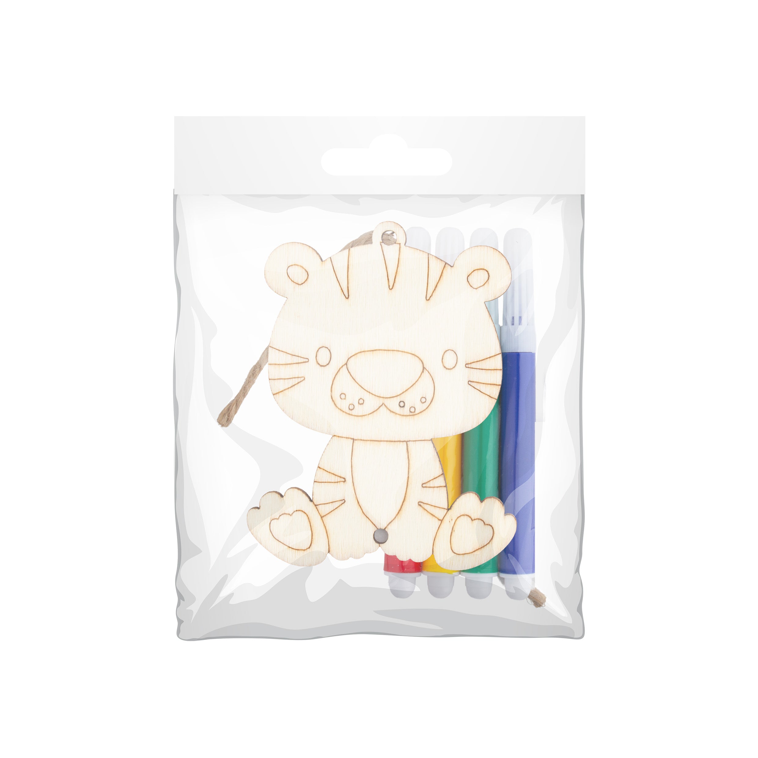 DIY MDF Hanging with sketch Tiger