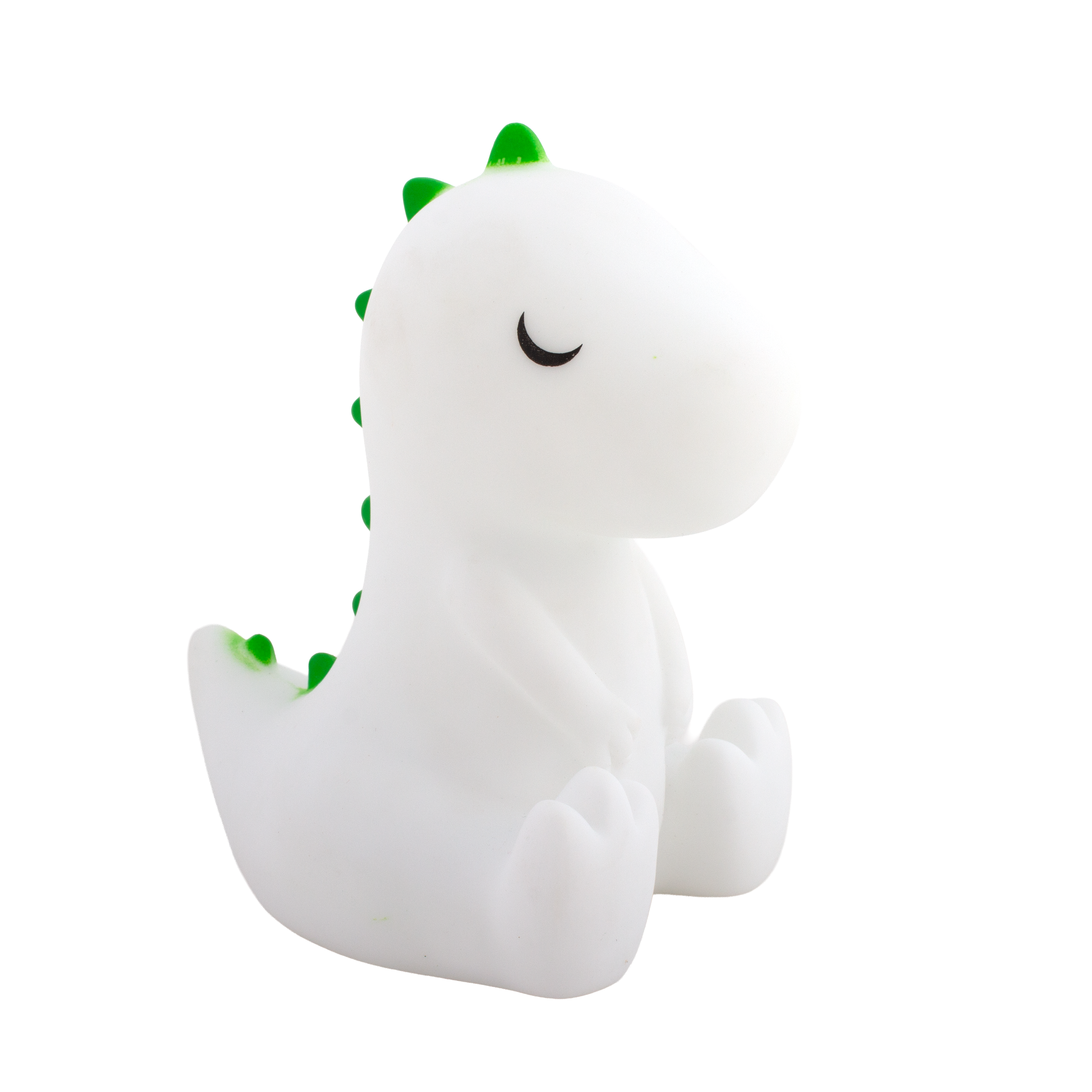 Silicone LED Night Lamp with Acrylic Paint and Brush Dino 14.5 x9.5cm