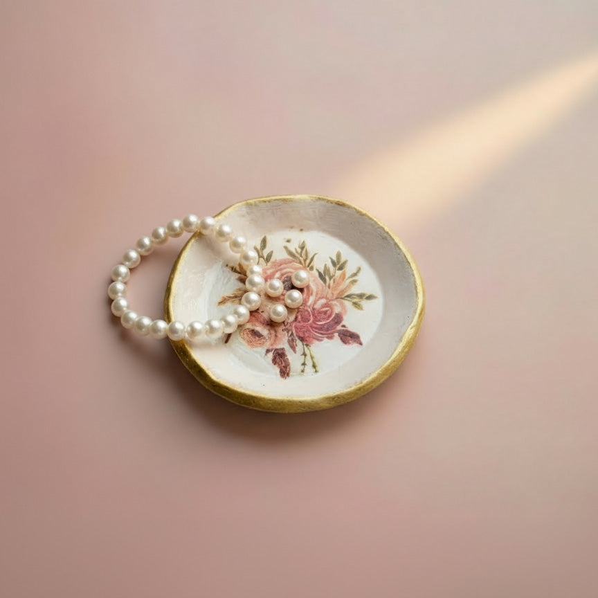 DIY Clay Trinket Dish Kit Rose Blush BOX