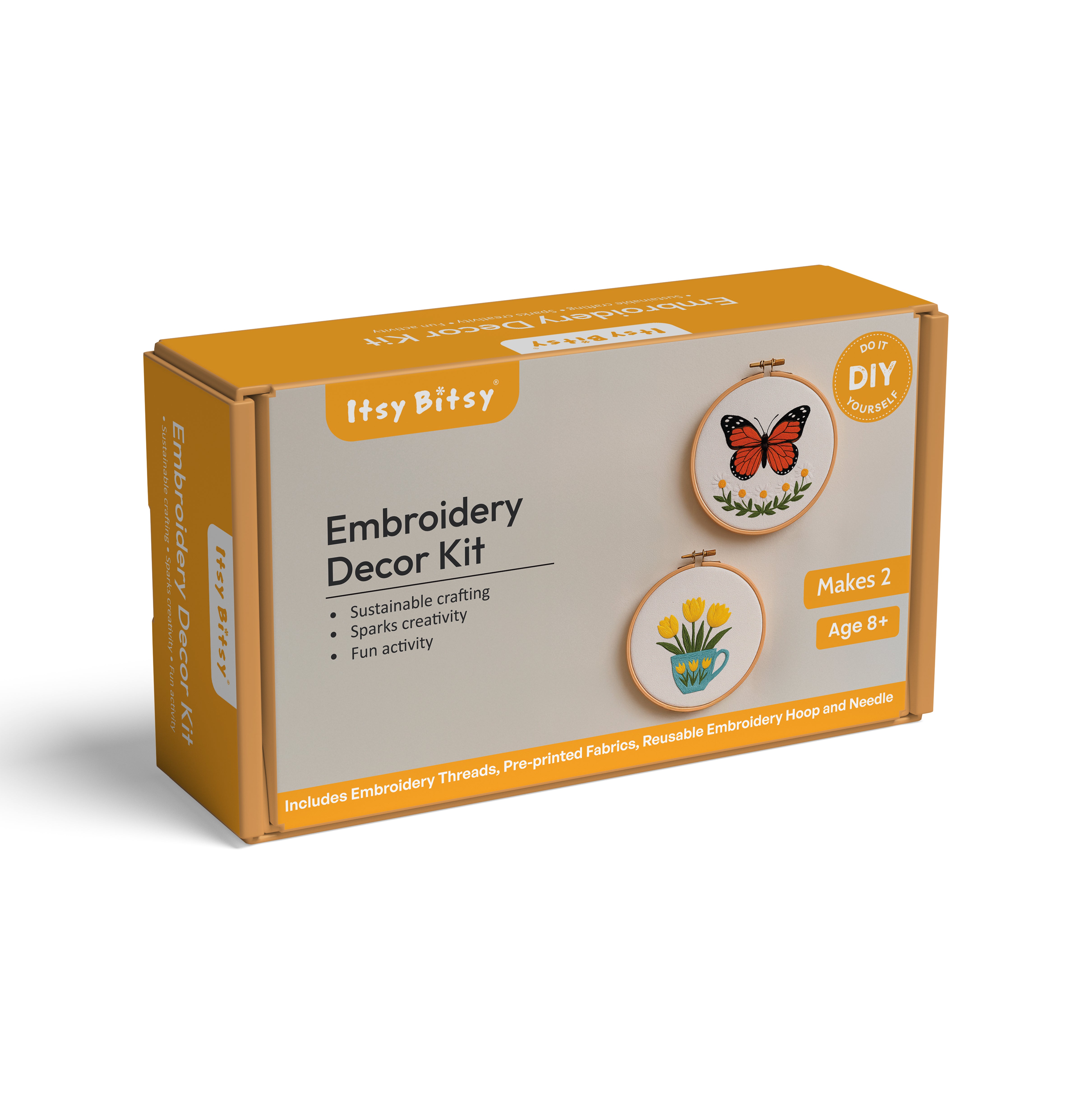 DIY Embroidery Decor Kit Makes 2 BOX