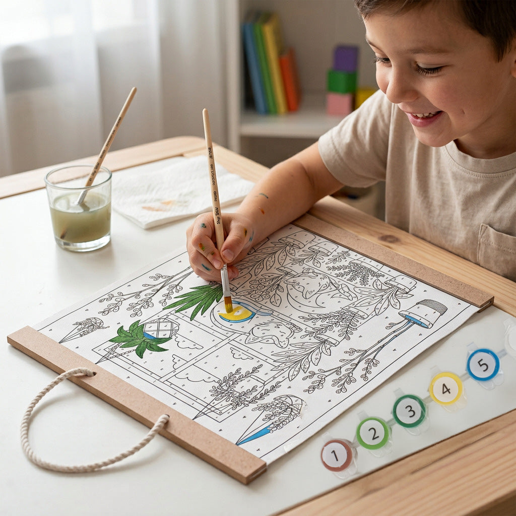DIY Pre Printed Canvas Scroll Kit