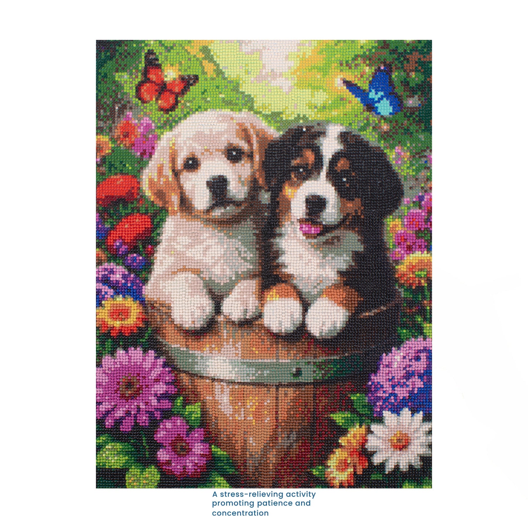 5D Diamond Painting Kit Fur Friends 40 X 50cm 1pc Acetate Box