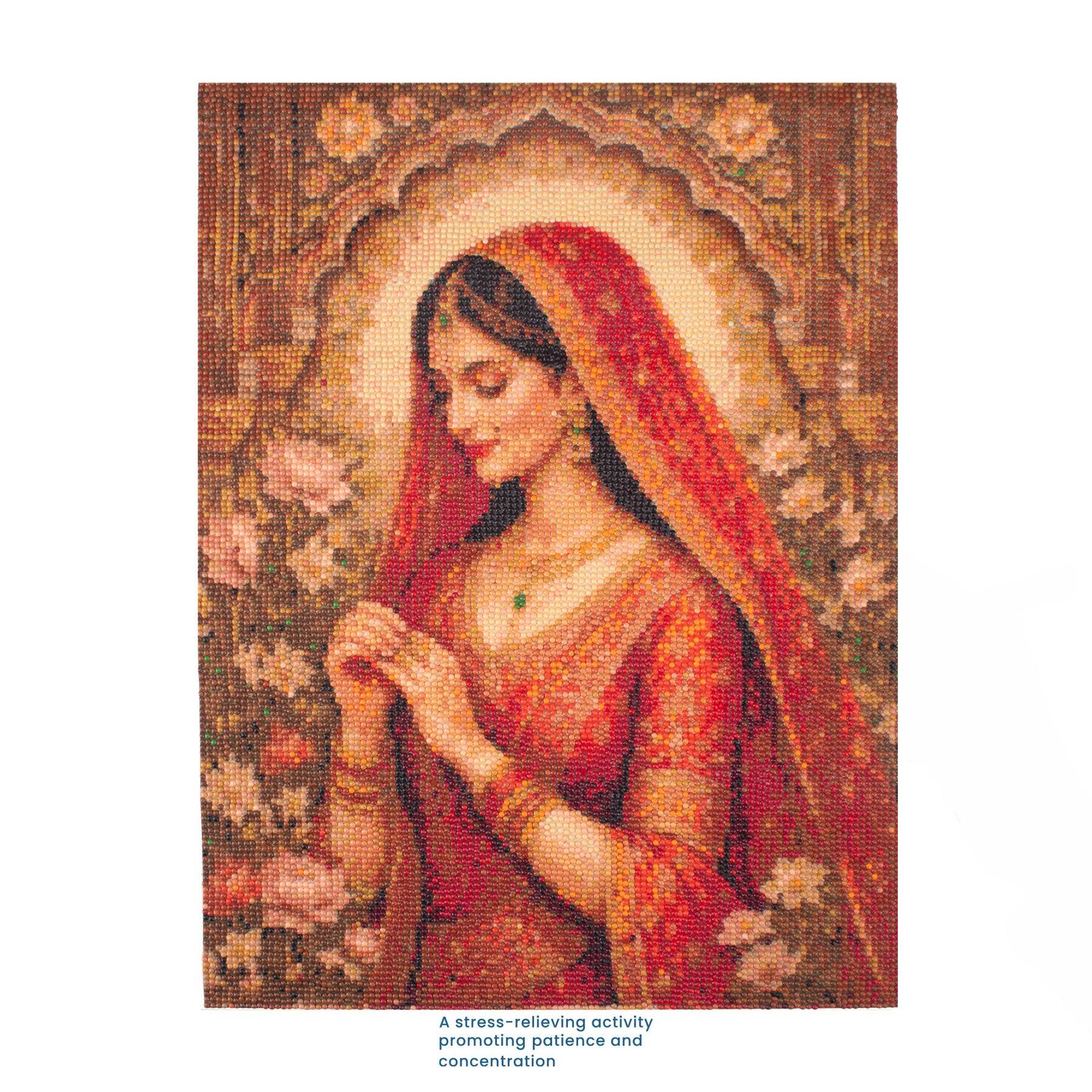 5D Diamond Painting Kit Graceful Lady 40 X 50cm 1pc Acetate Box