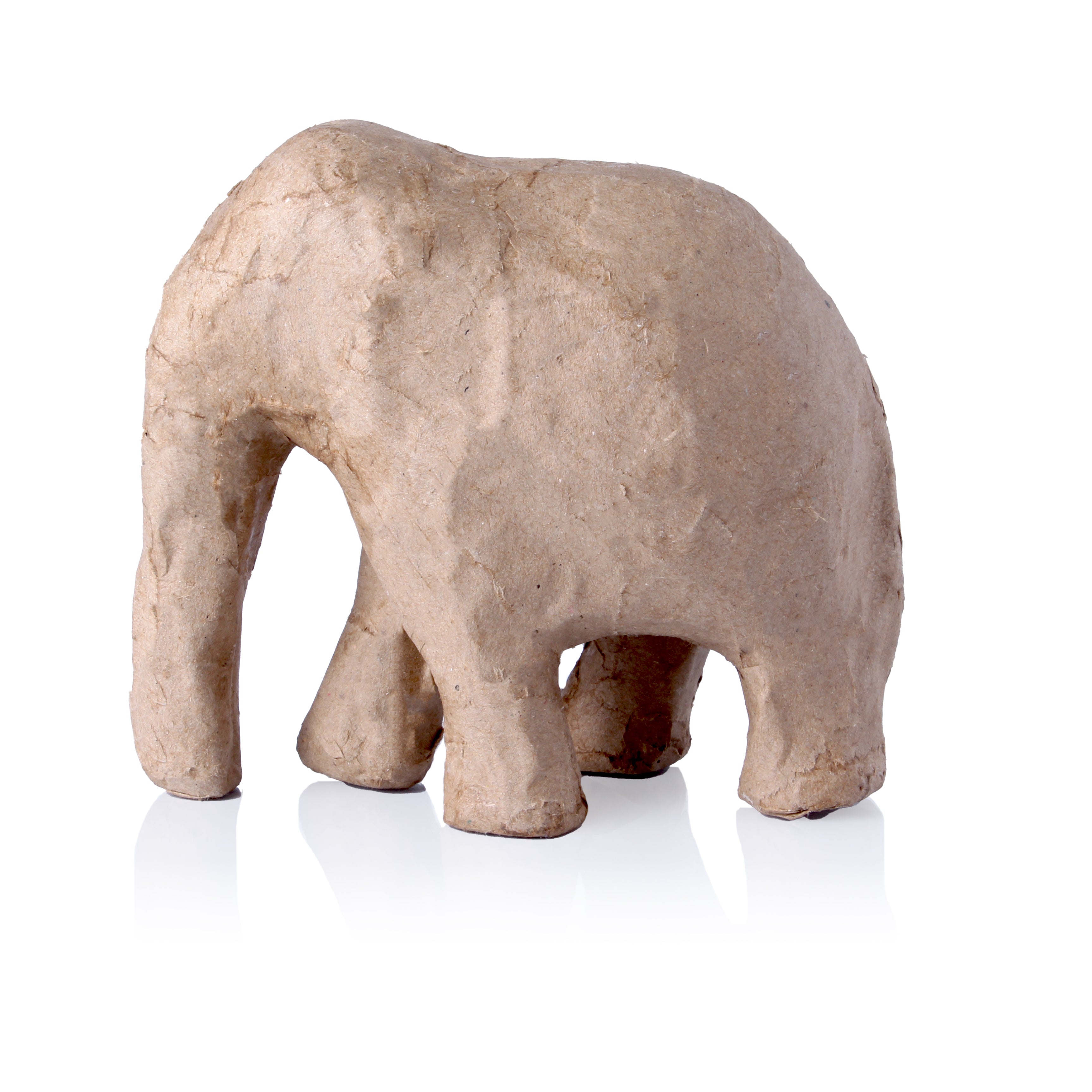 Paper Mache Elephant Medium Approx L11.5 X W5.5 X H10cm 1pc