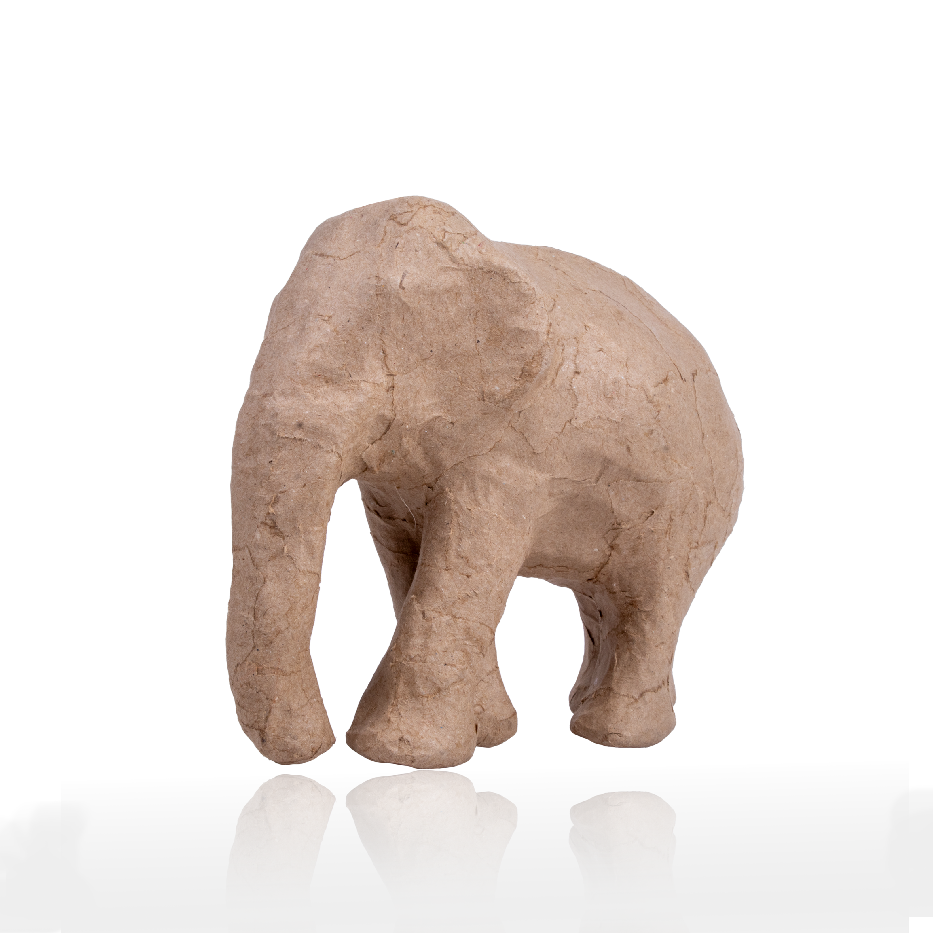 Paper Mache Elephant Small Approx L11 X W5.3 X H9Cm 1Pc