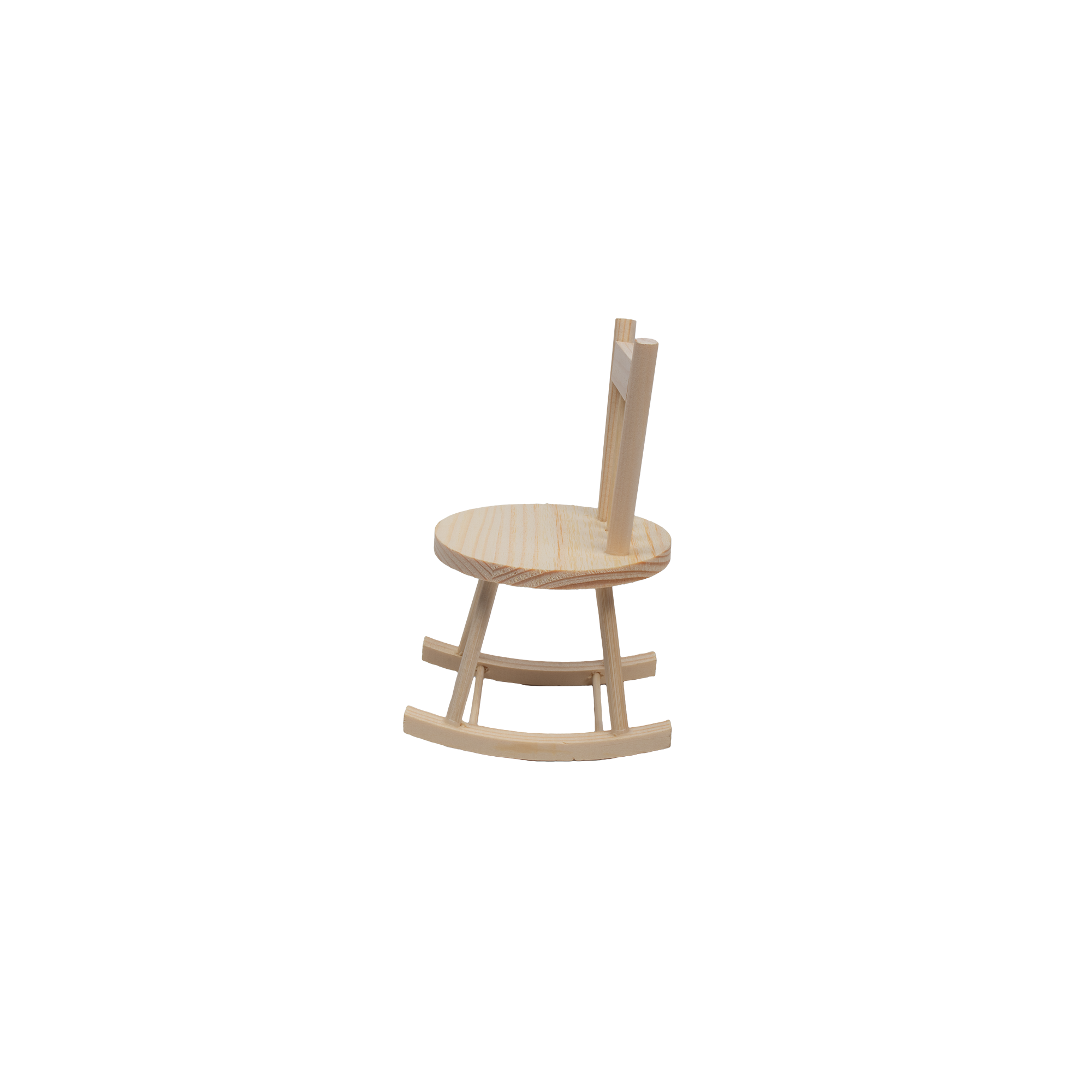 Pinewood Rocking Chair L3.4 x W3.7 x H5.7 1pc