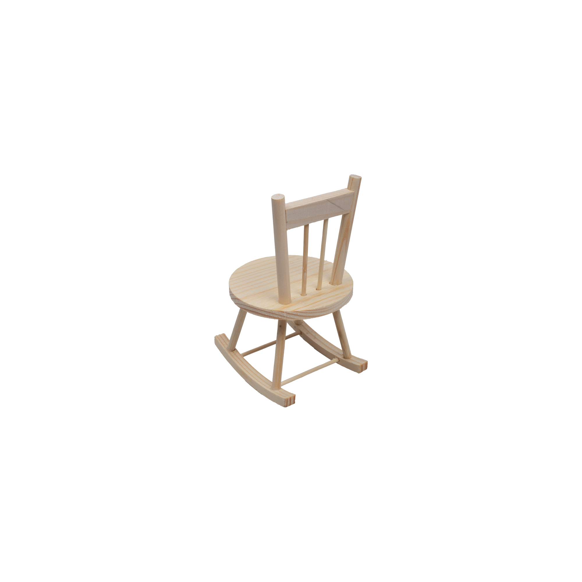 Pinewood Rocking Chair L3.4 x W3.7 x H5.7 1pc