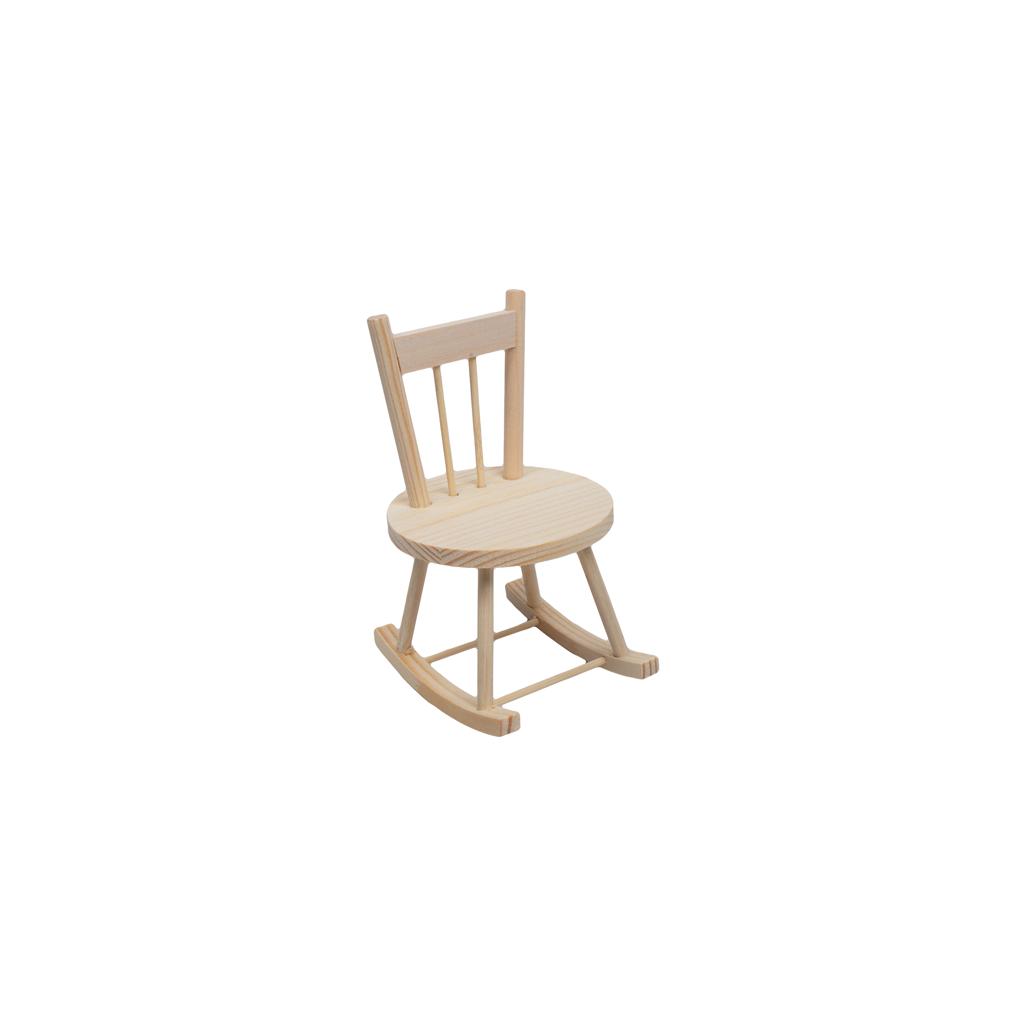 Pinewood Rocking Chair L3.4 x W3.7 x H5.7 1pc