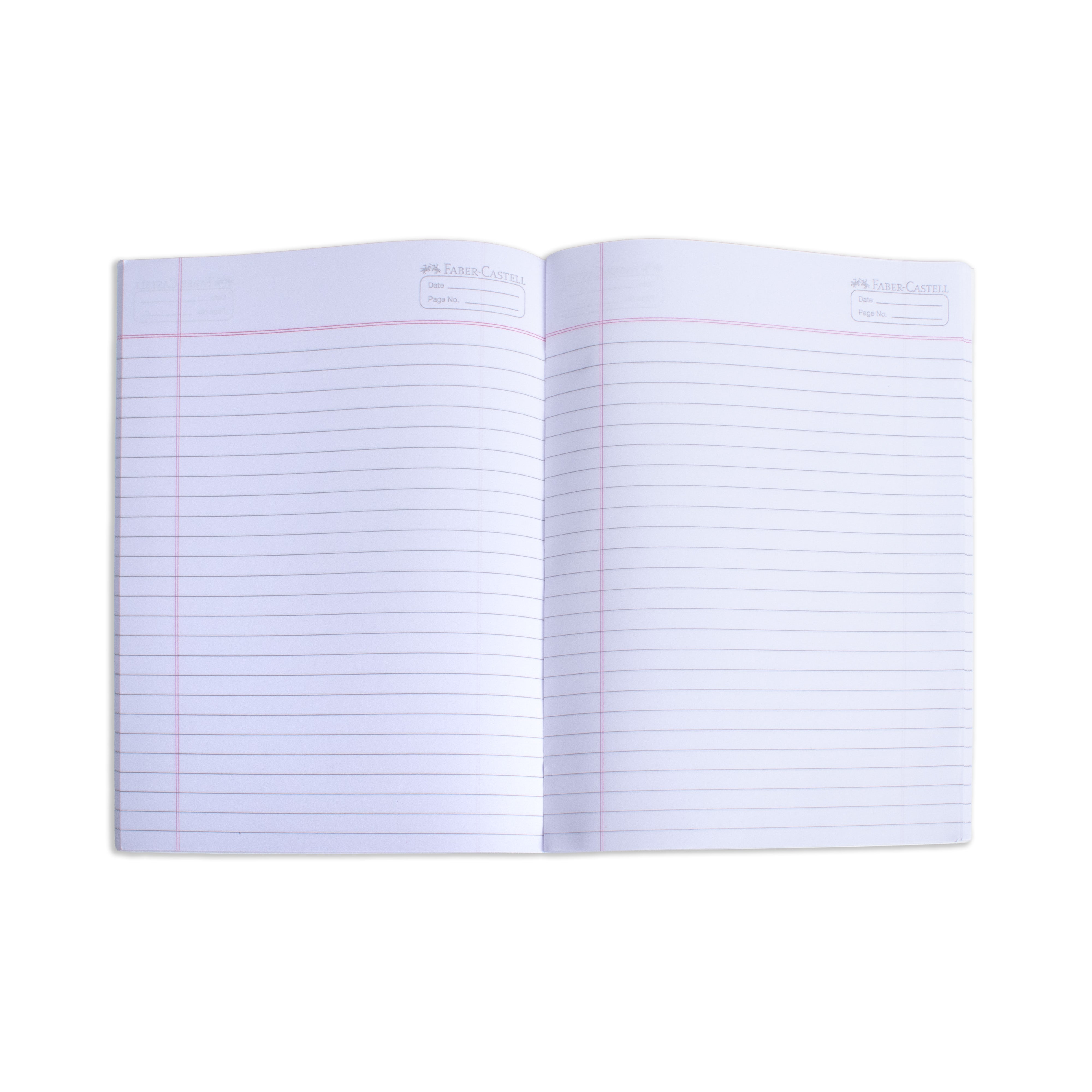 Faber-Castell Long Notebook 18 x 24 cm single line 172pages Book