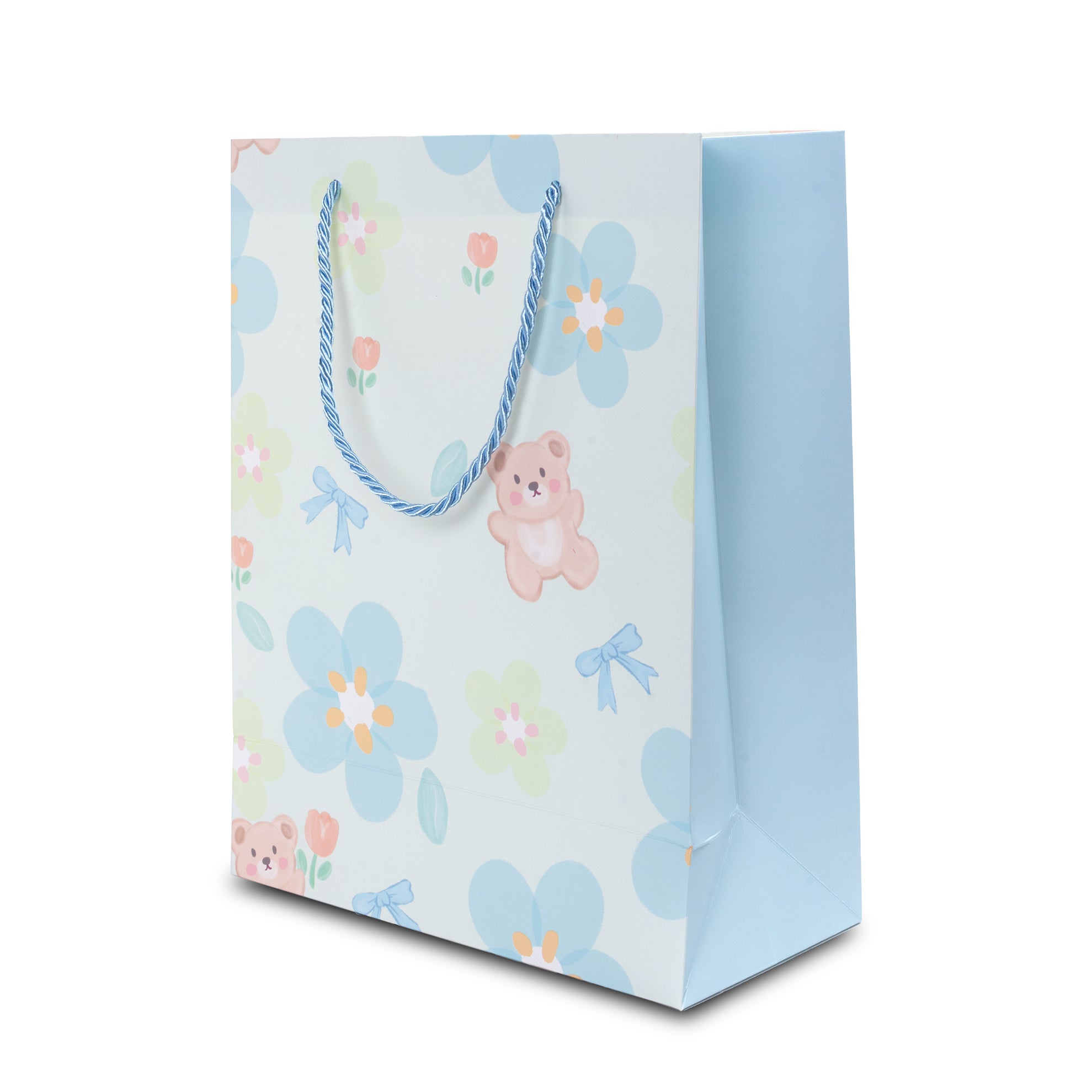 Paper Gift Bag Teddy Delight 7.5x9.5inch 1pc