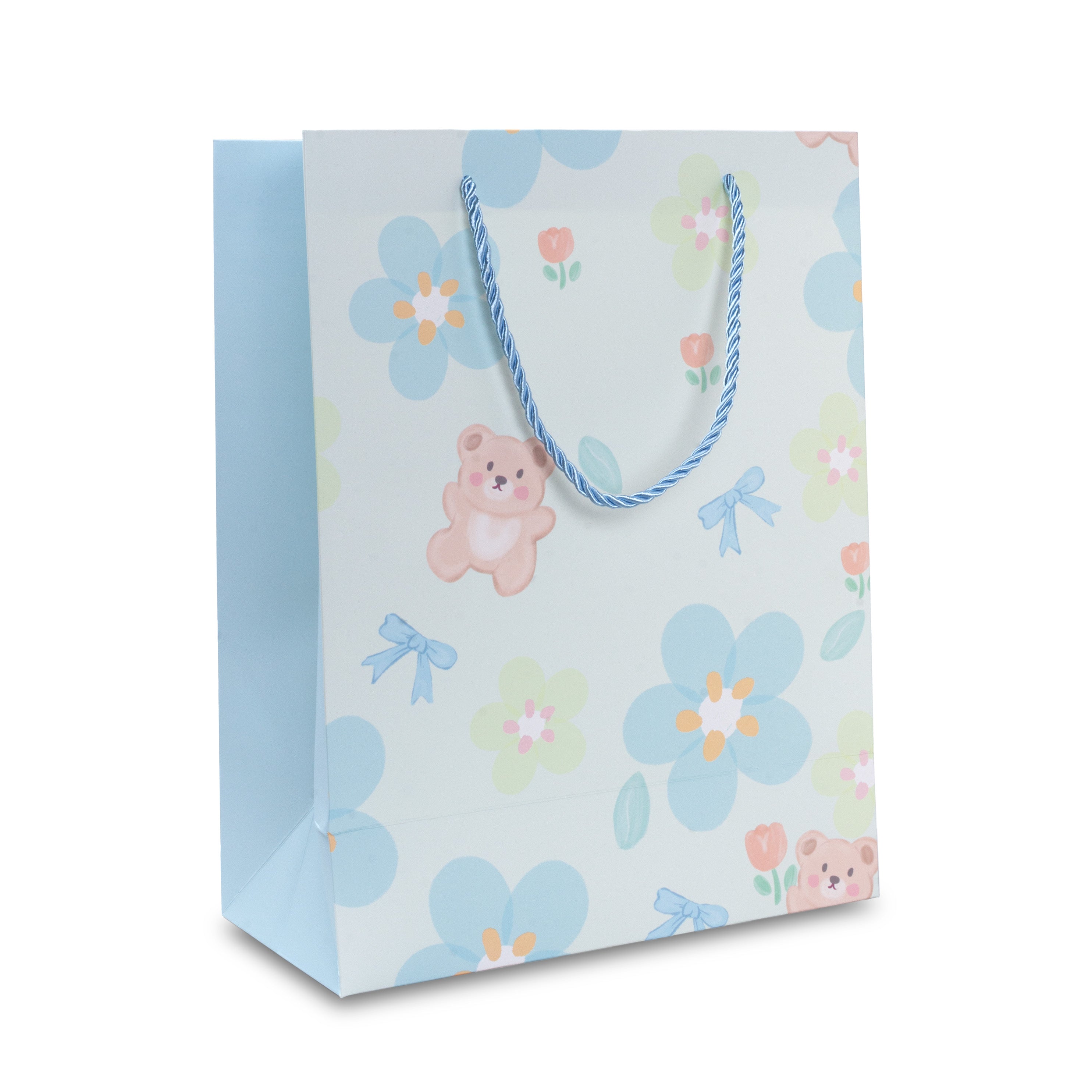 Paper Gift Bag Teddy Delight 7.5x9.5inch 1pc