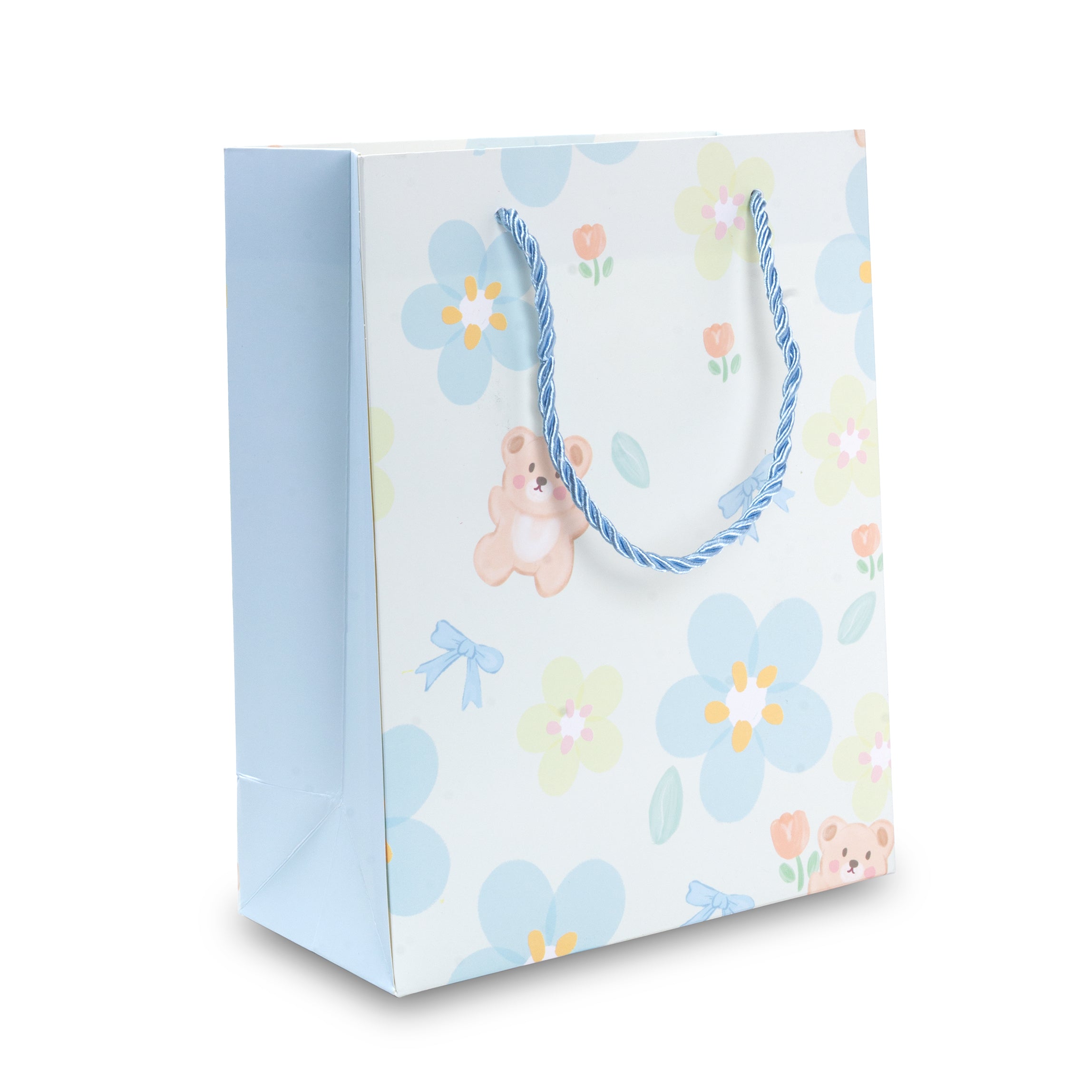 Paper Gift Bag Teddy Delight 13x10inch 1pc