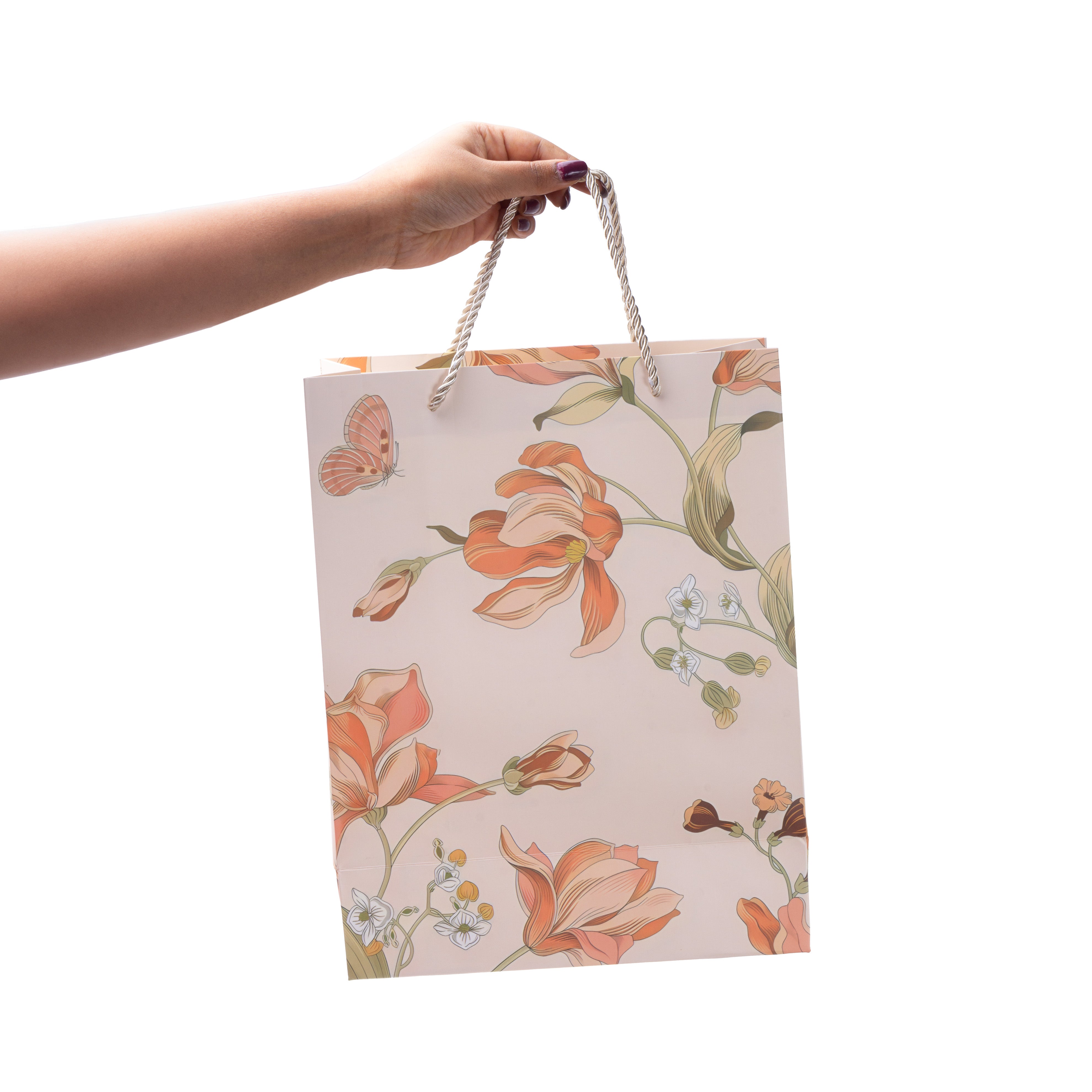 Paper Gift Bag Lily Valley 13x10inch 1pc