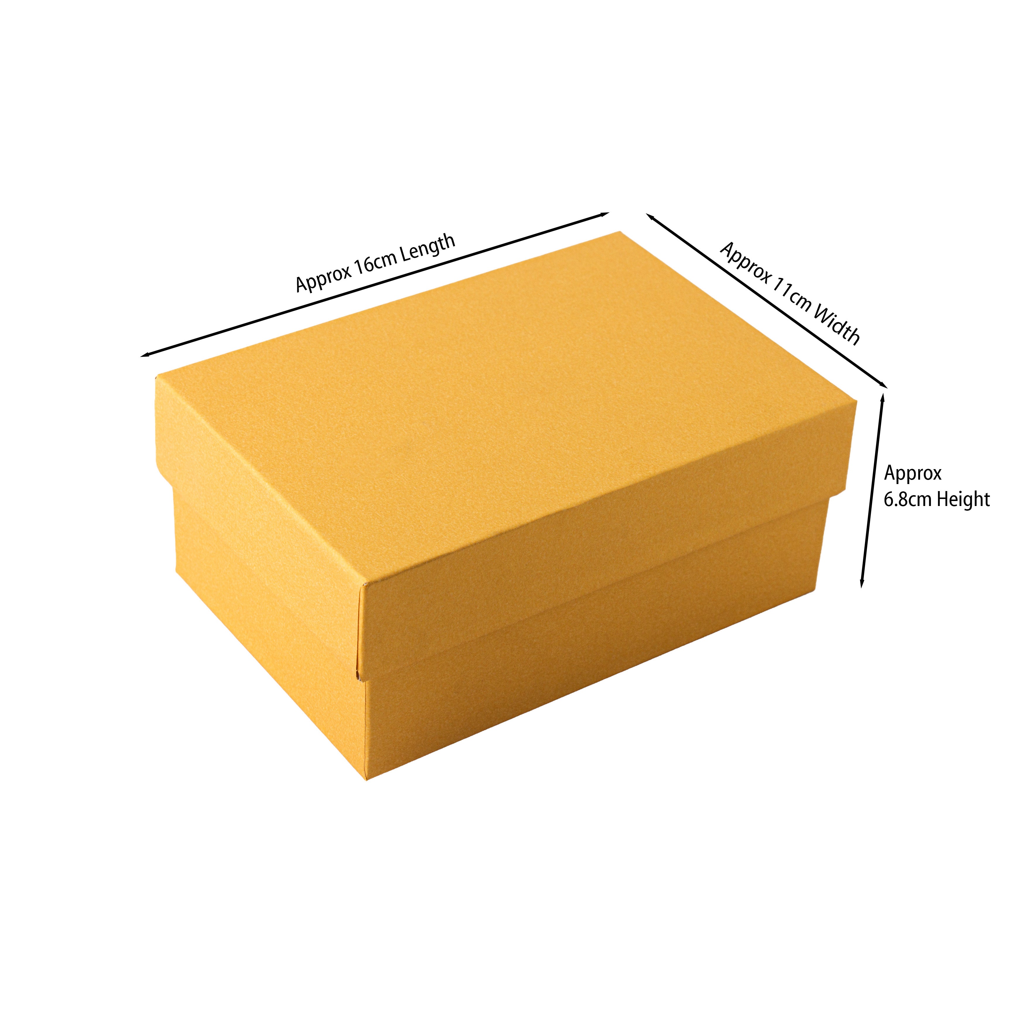 Gift Box Golden Sparkle L16 X W11 X D7cm 1 Box (Approx)