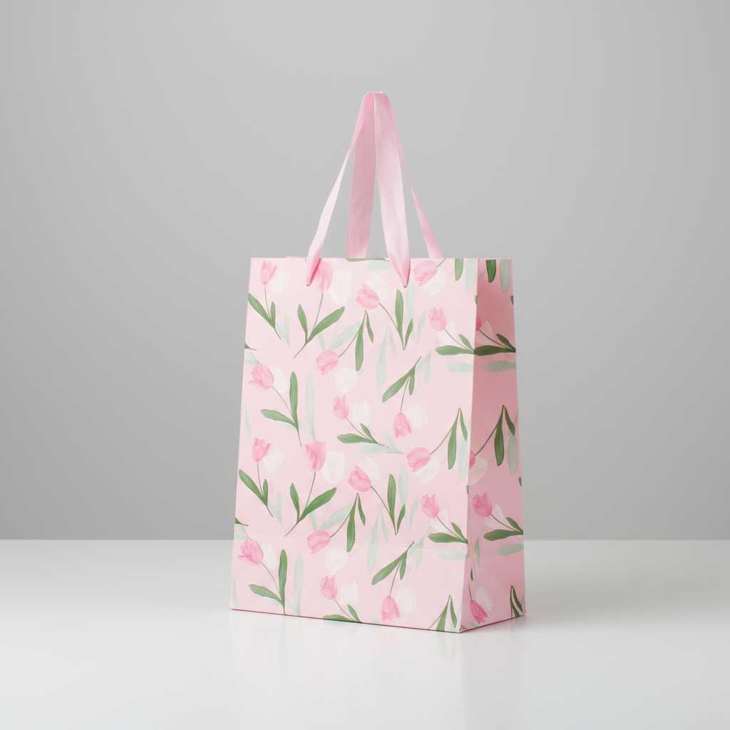 Paper Gift Bag Tulip Delight 23 X 18 X 10cm 1pc