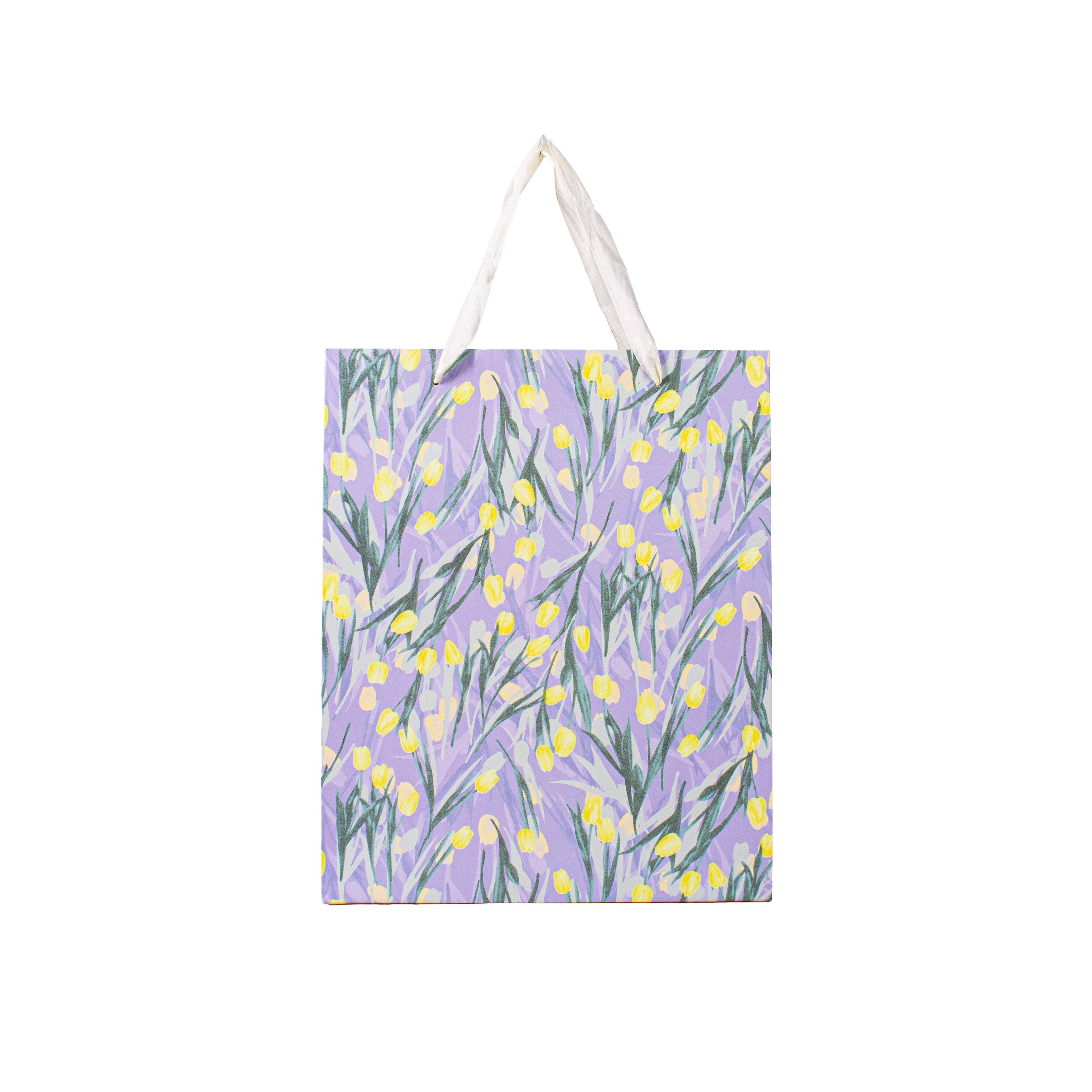 Paper Gift Bag Sunny Tulips 32 X 26 X 12cm 1pc