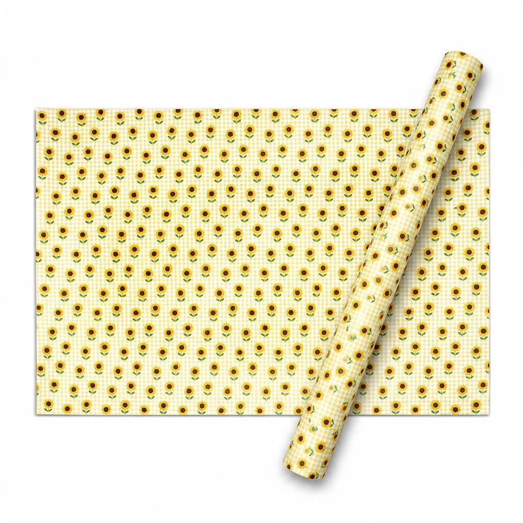 Gift Wrapping Paper Sunflower Meadow 27.75 x 19.29inch 1 Sheet