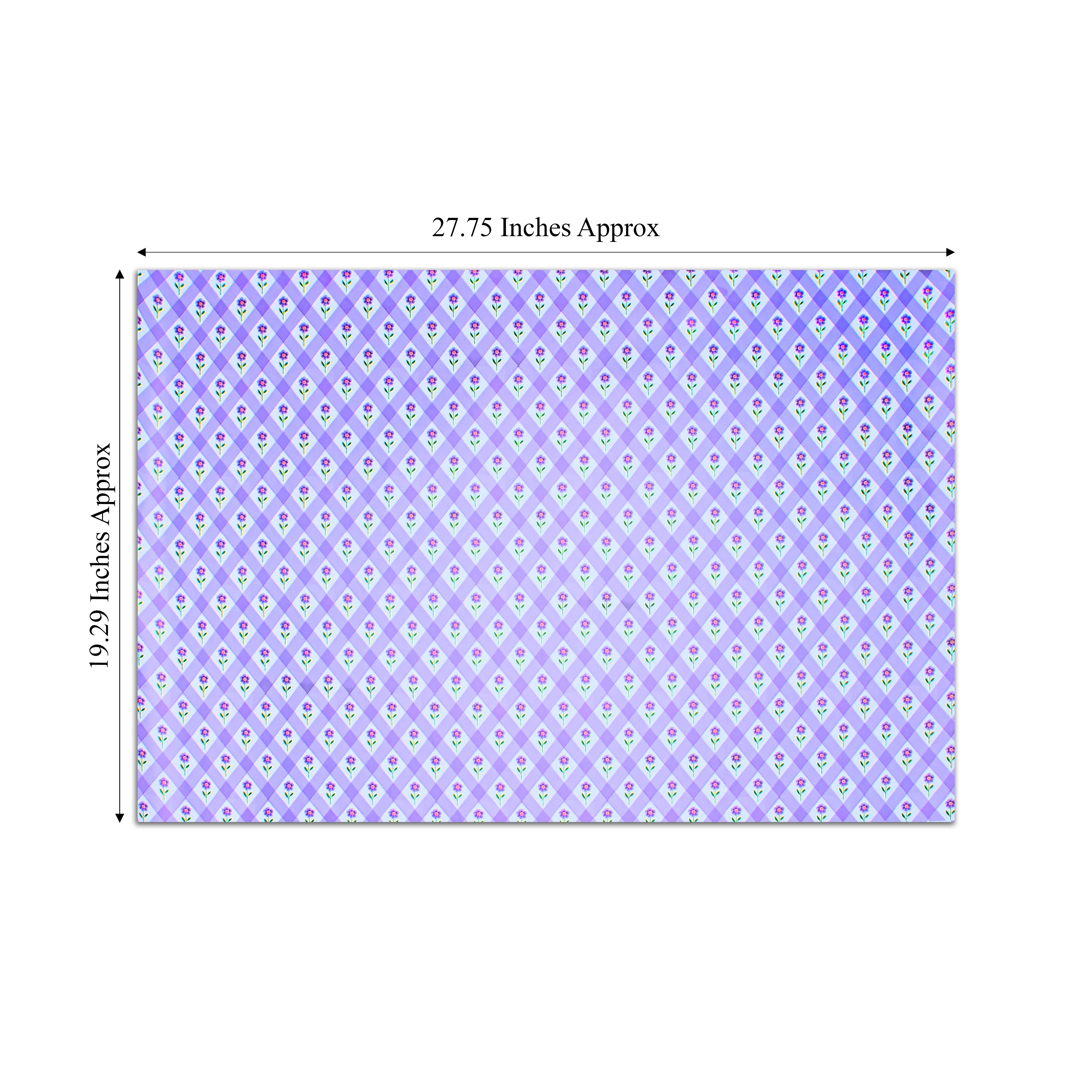 Gift Wrapping Paper Floral Trellis 27.75 X 19.29inch 1 Sheet