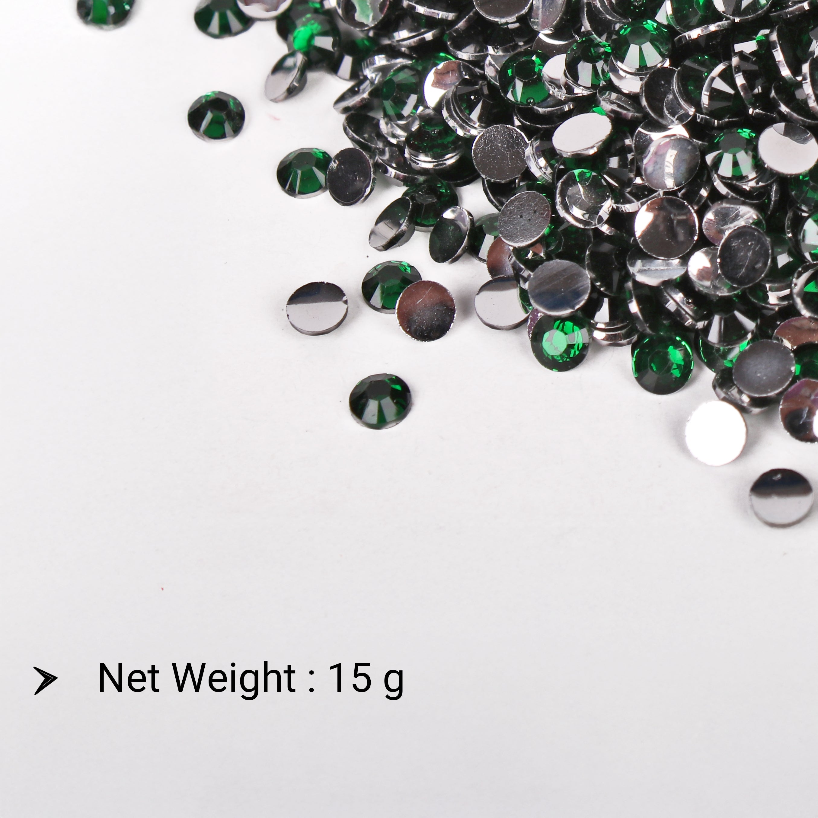Crystals 15 Forest Green gm