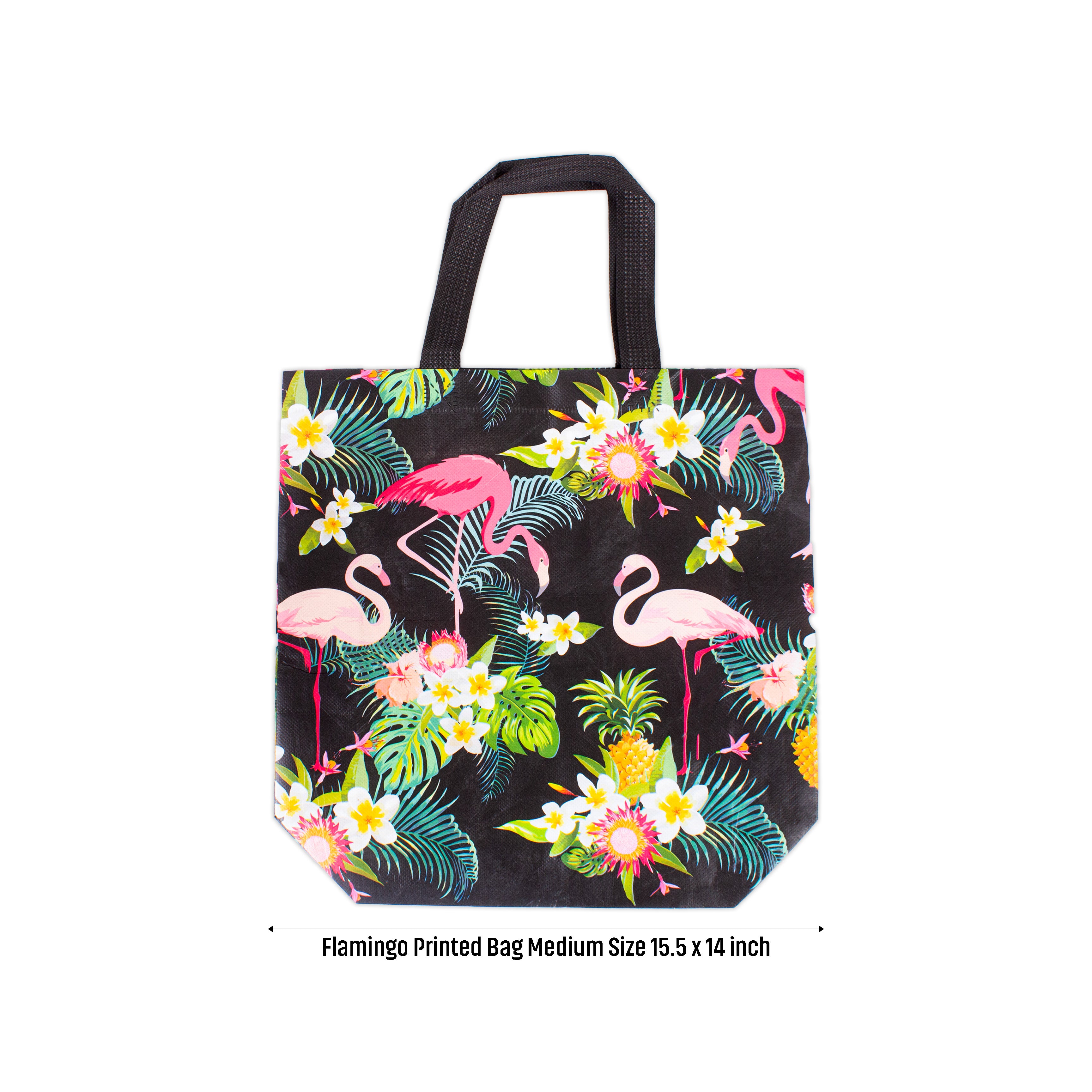 Flamingo Printed Bag Medium 1pc